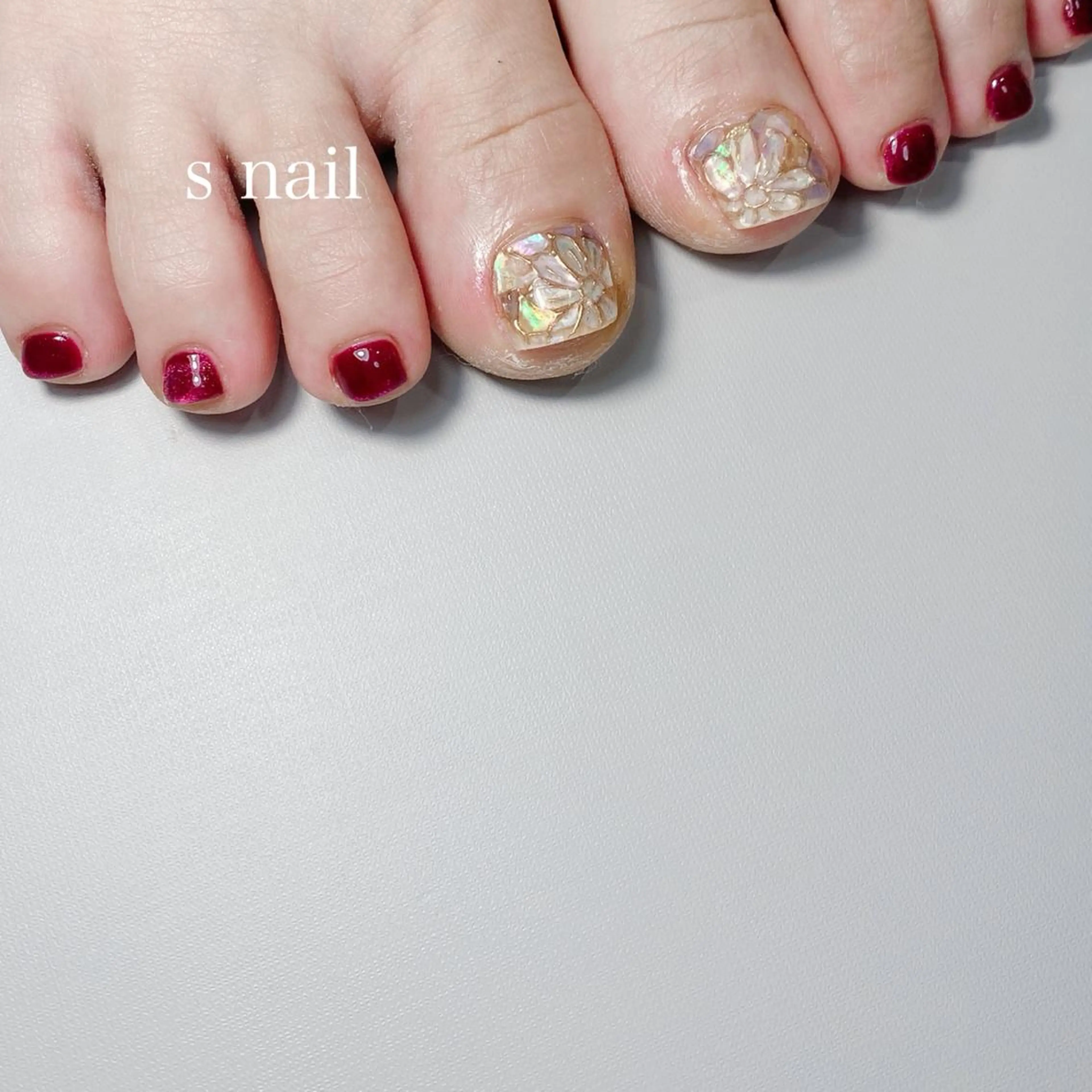ネイル フットネイル s nail さとよしみゆきのネイルデザイン