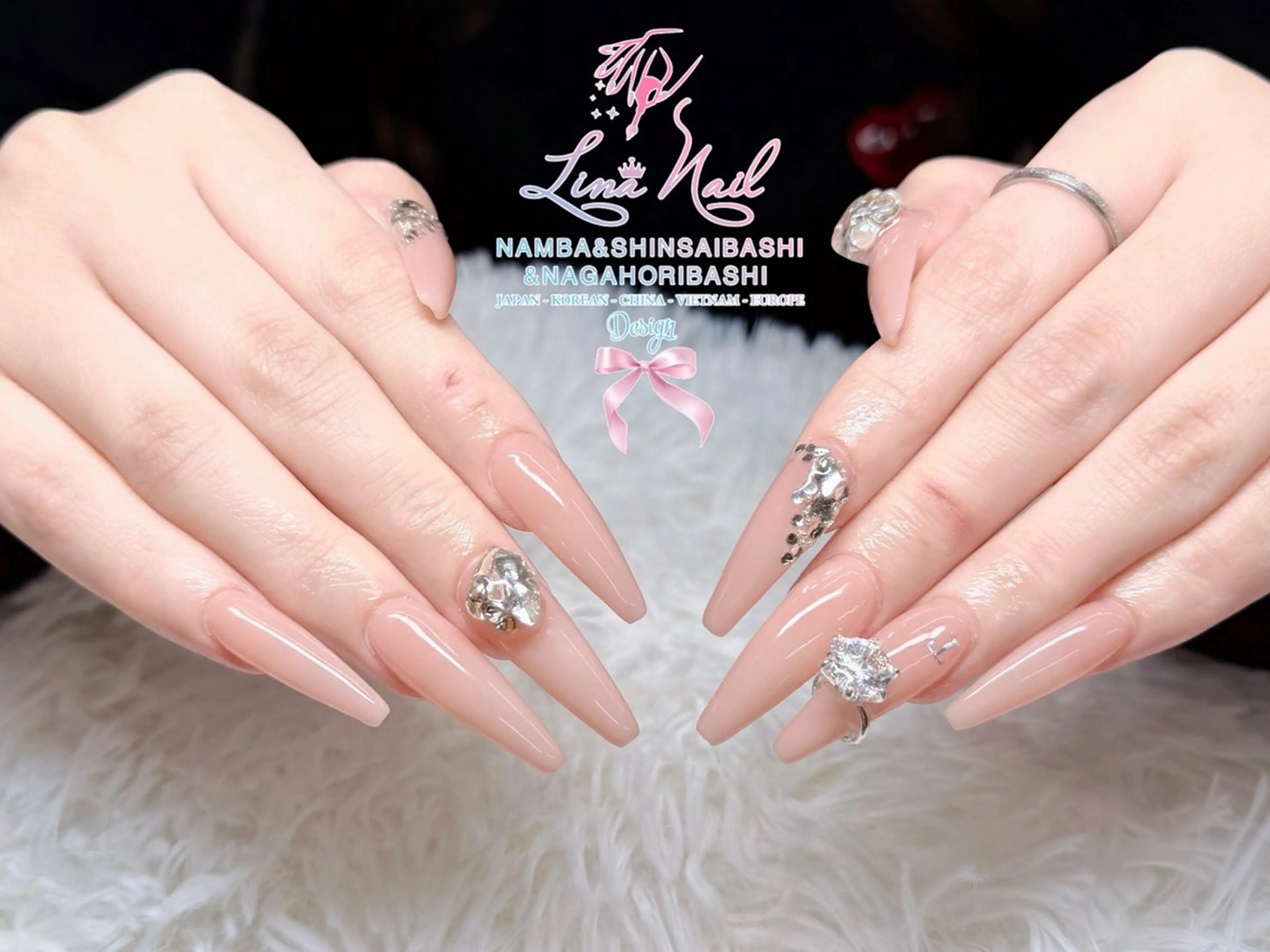 ネイル フットネイル ジェルネイル 持ち込み ネイルチップ ハンドネイル リナネイル 長堀橋店／東心斎橋店のネイルデザイン