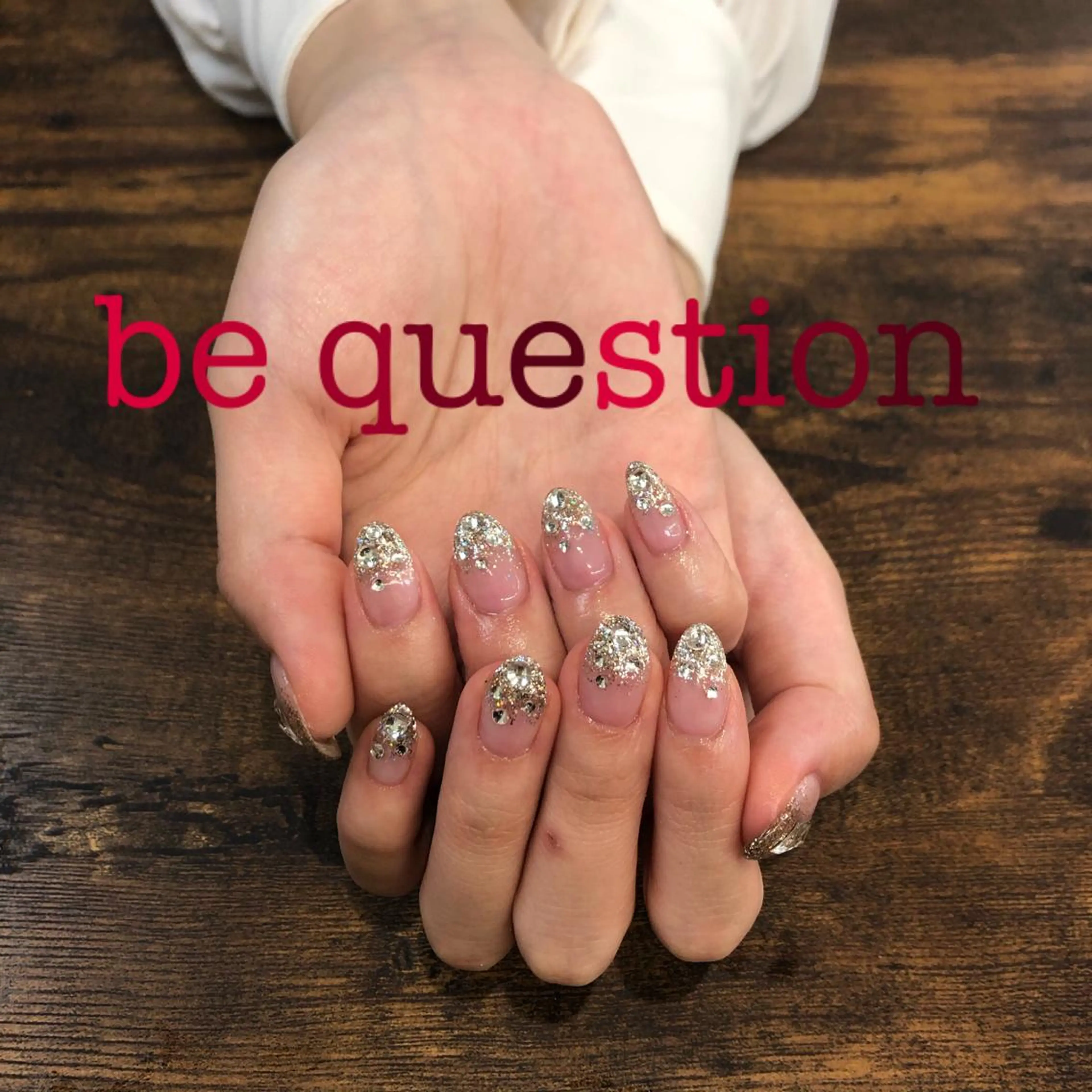 ネイル グラデーション ラメ(グリッター) ラメグラデーション ueki junのネイルデザイン