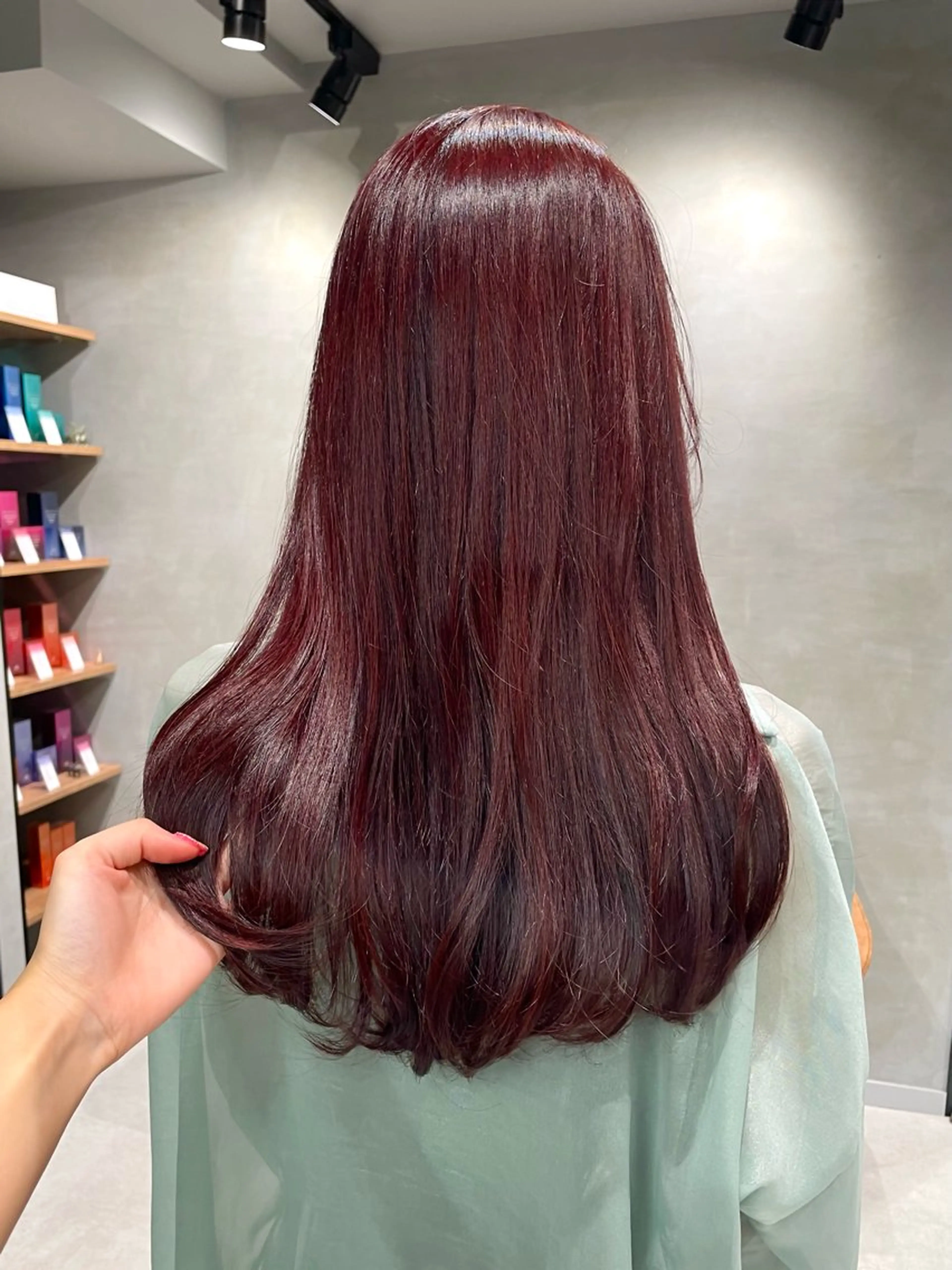 ロング カラー カット ヘアカラー ヘッドスパ ヘアセット 暖色レイヤー 🥀REIRIのヘアスタイル