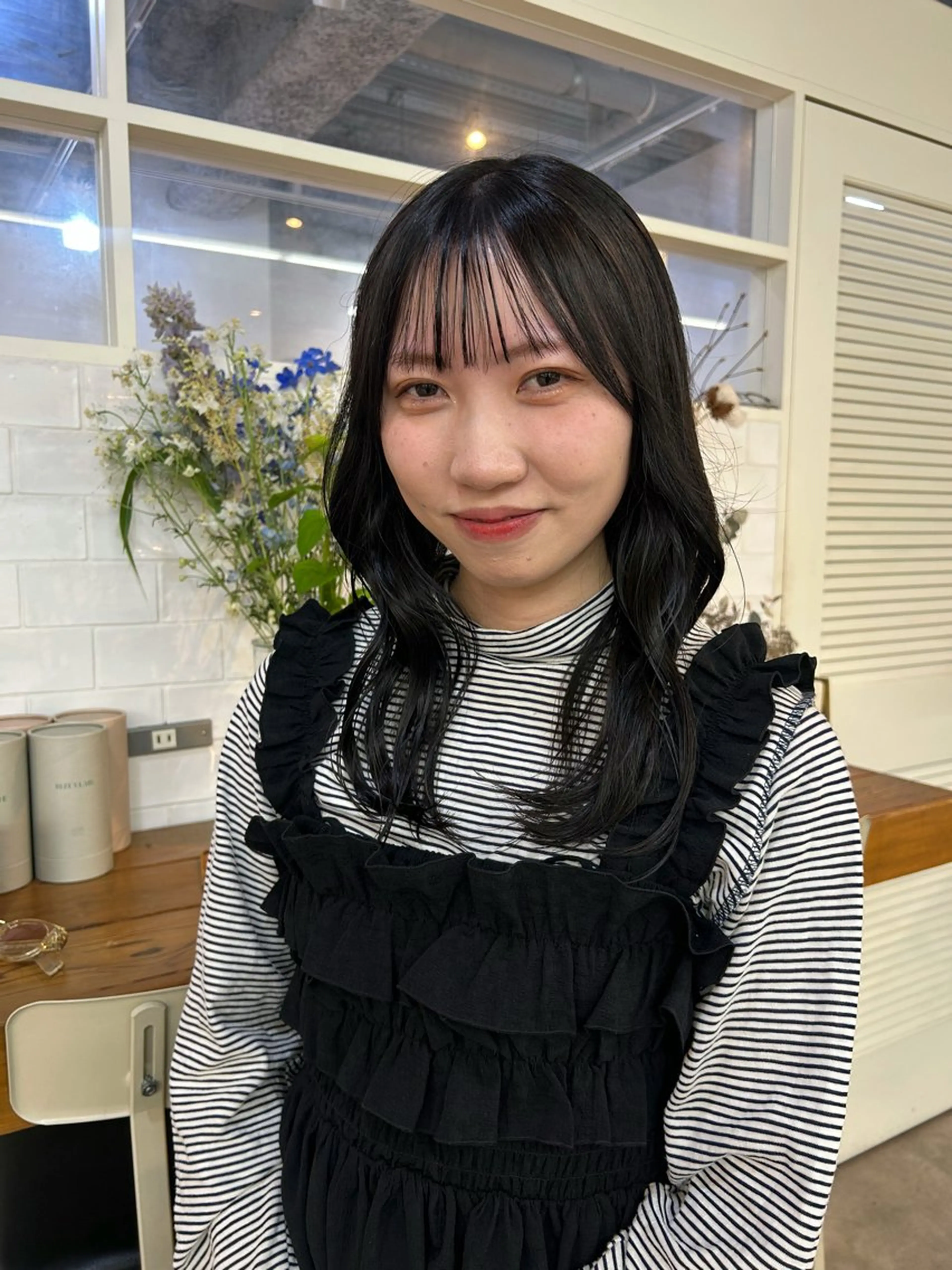 𖤐新規様人気No.1𖤐カット＋〖N.orイルミナ〗カラー＋トリートメントの写真