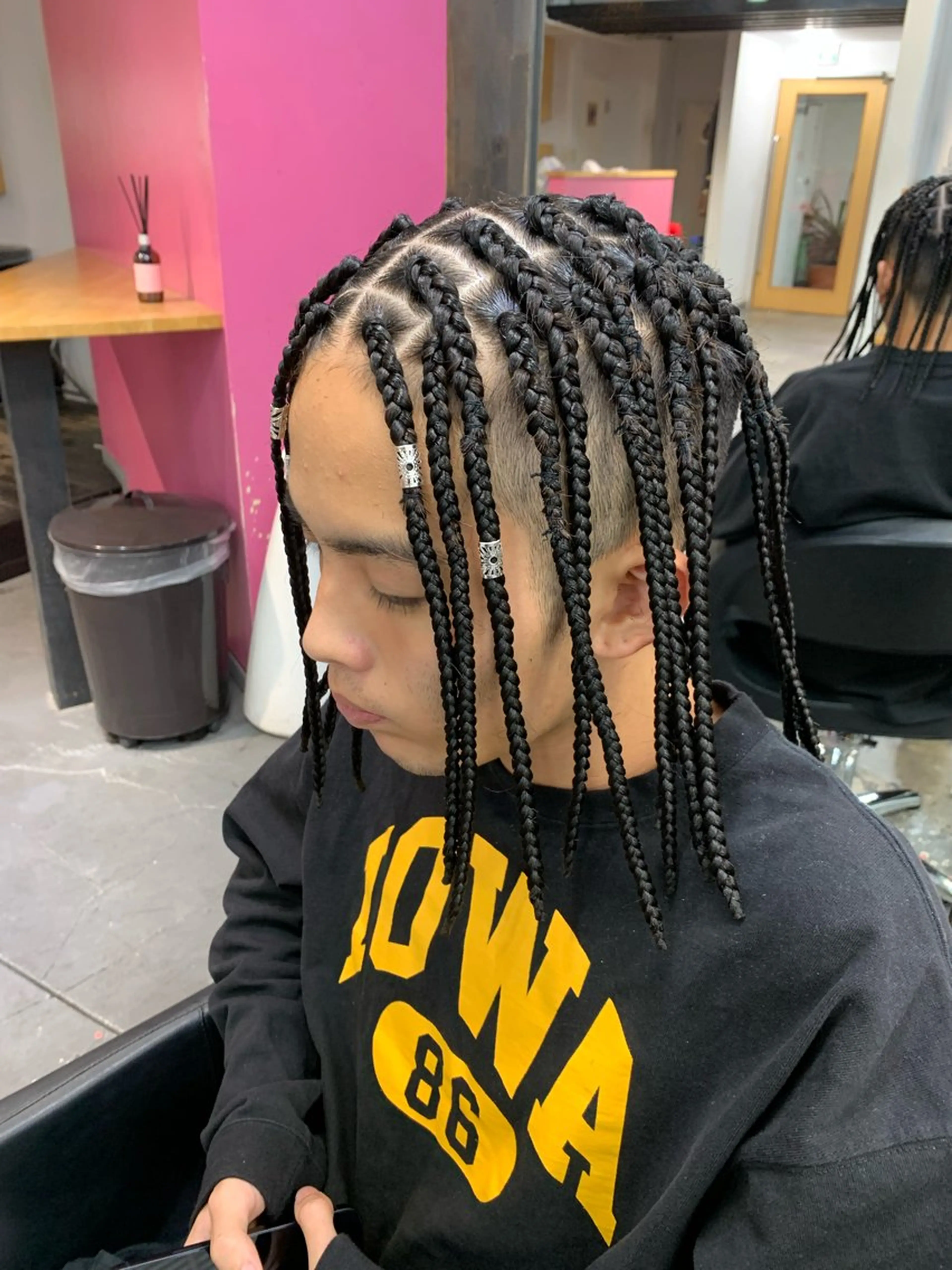 ヘアアレンジ メンズ Lehua   (レフア)所属・MEI/ブレイズ/ コーンロウ/茅ヶ崎のヘアスタイル