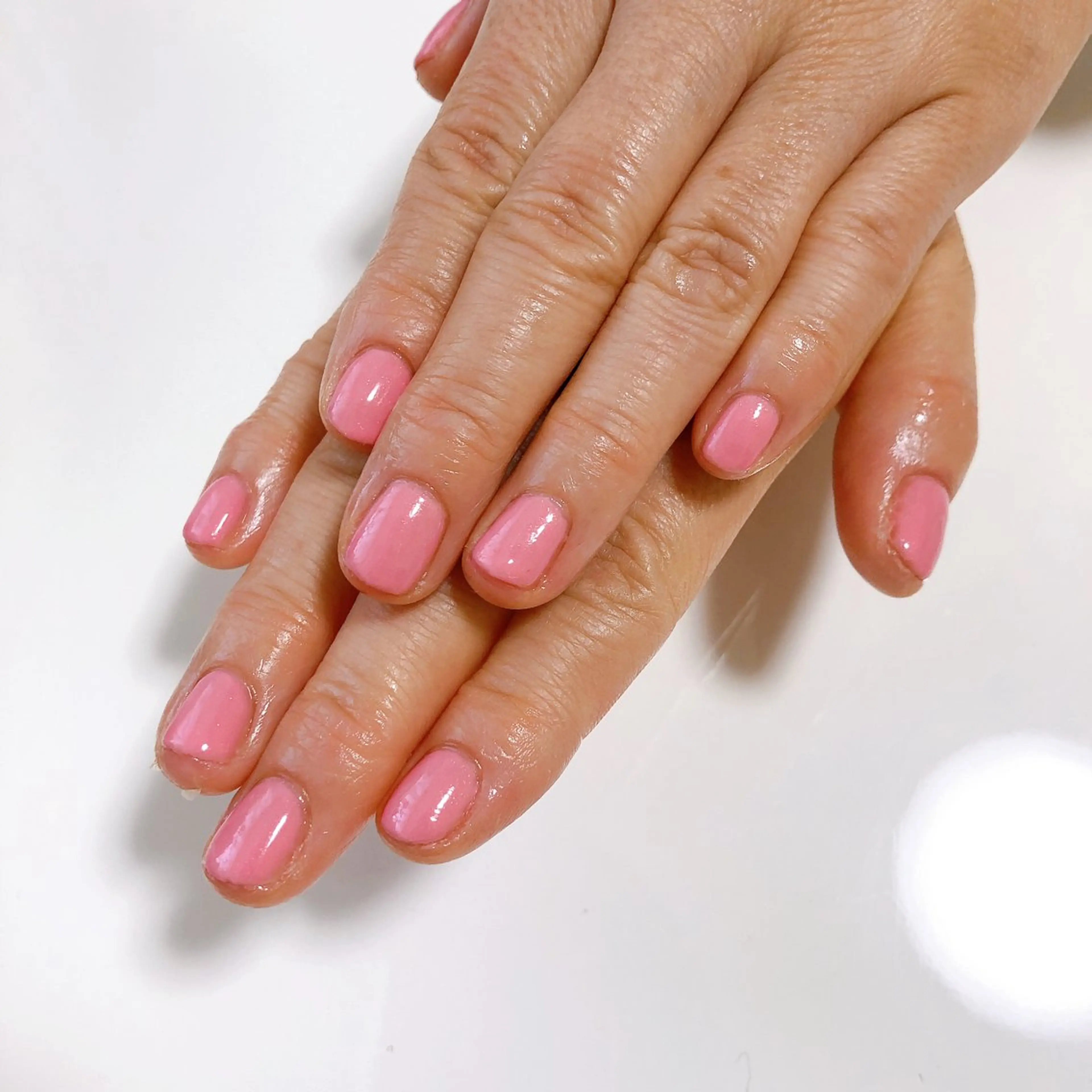 ネイル ワンカラーネイル デ・アイム「nail salon MIMIPARUN」所属・ナリス化粧品 MIMIPARUNのネイルデザイン