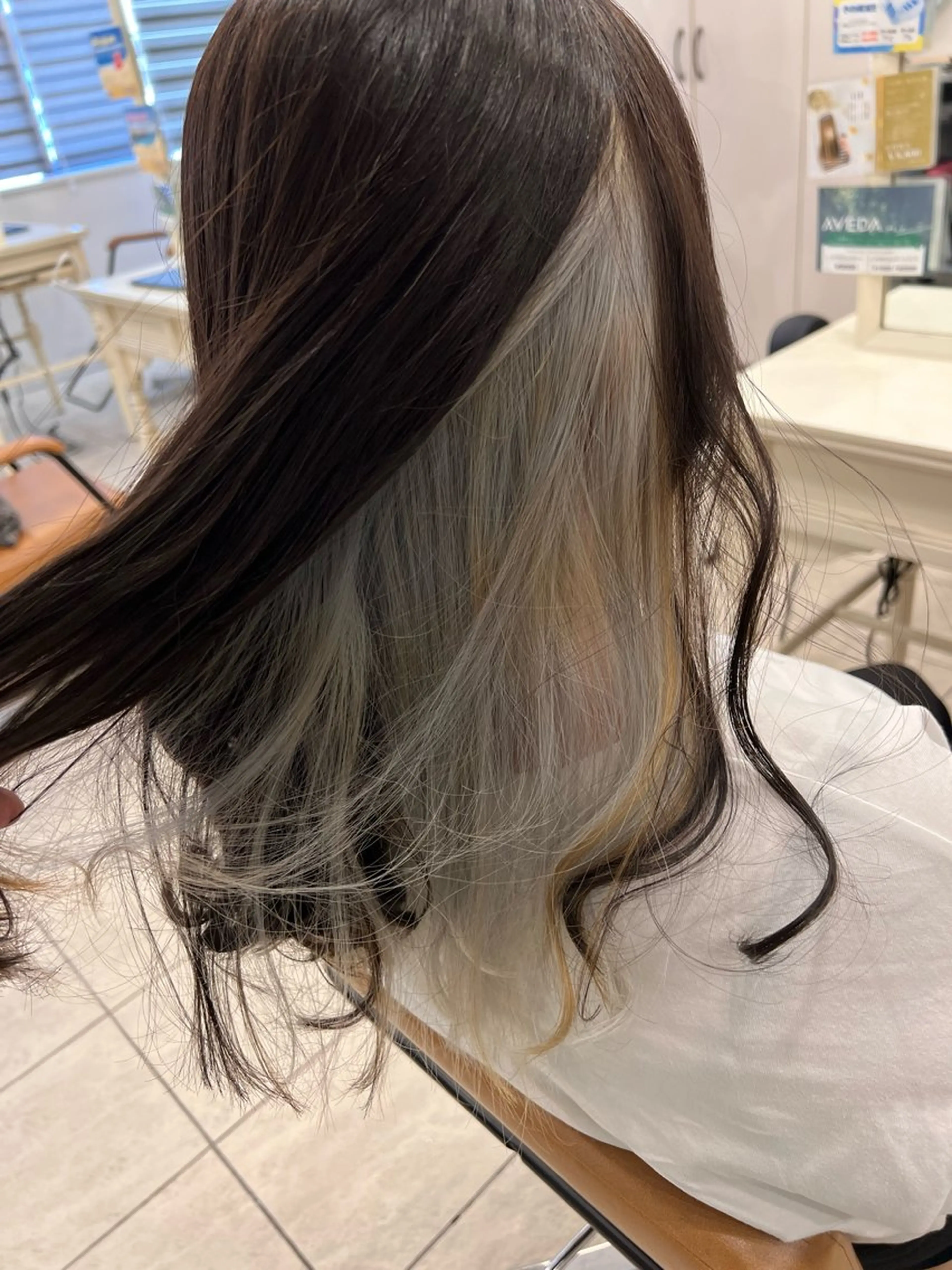 ロング カラー カット ヘアカラー メンズカットグラデー ションカラー/ケイゴのヘアスタイル