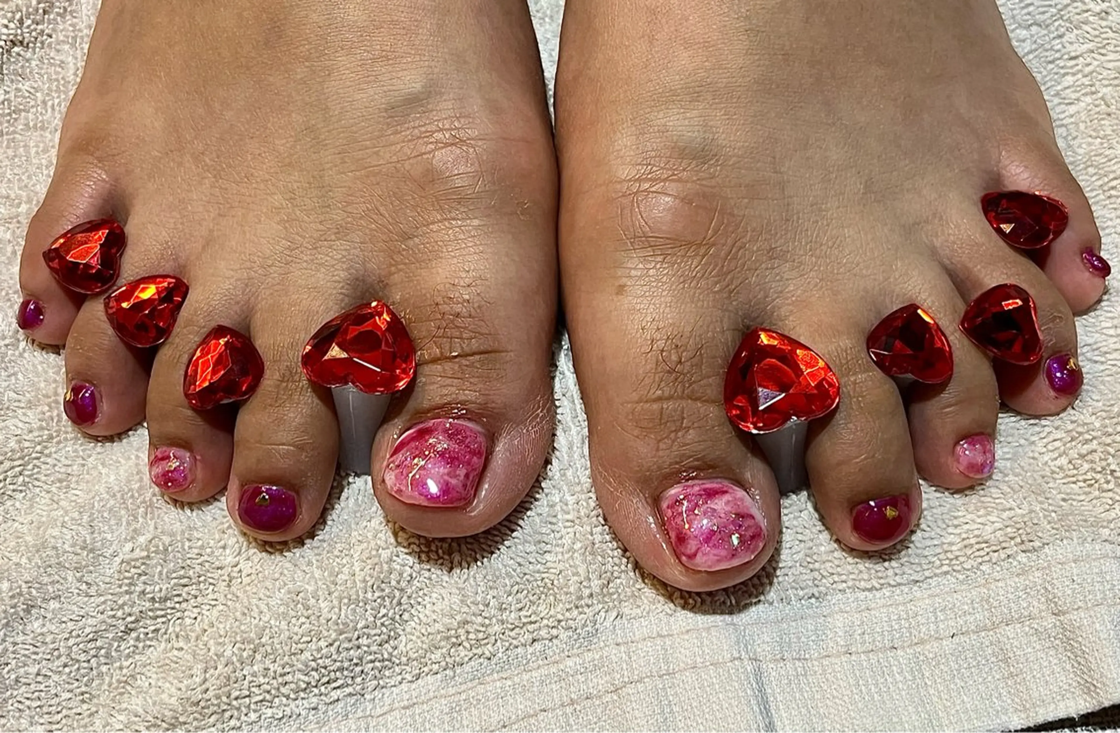 ネイル 大理石ネイル(マーブル) ビューティーサロン美舞所属・mibu⭐︎ 髙橋のネイルデザイン