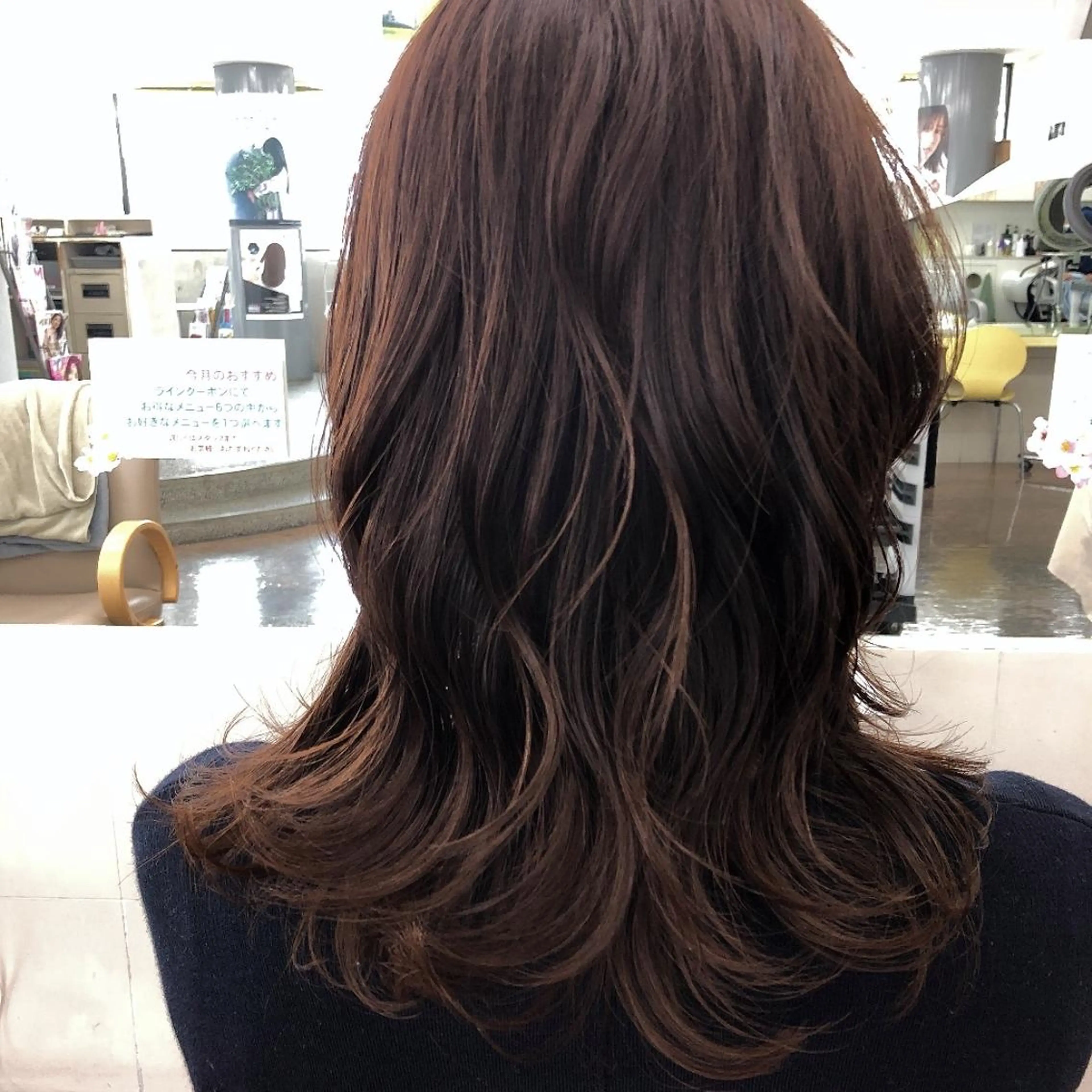 ロング 鶴田 風雅のヘアスタイル