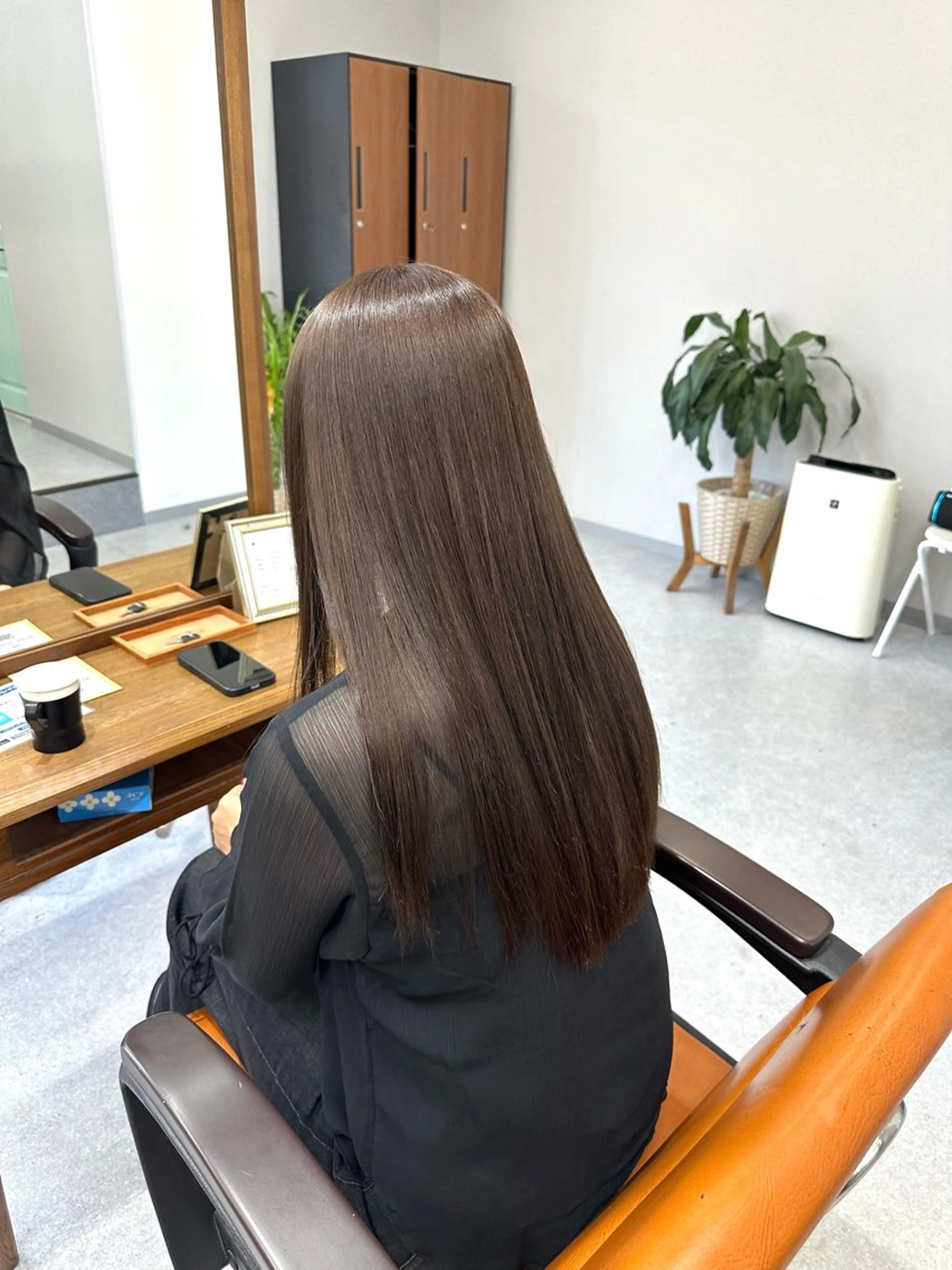 ロング ヘアカラー トリートメント 中島 大聖のヘアスタイル
