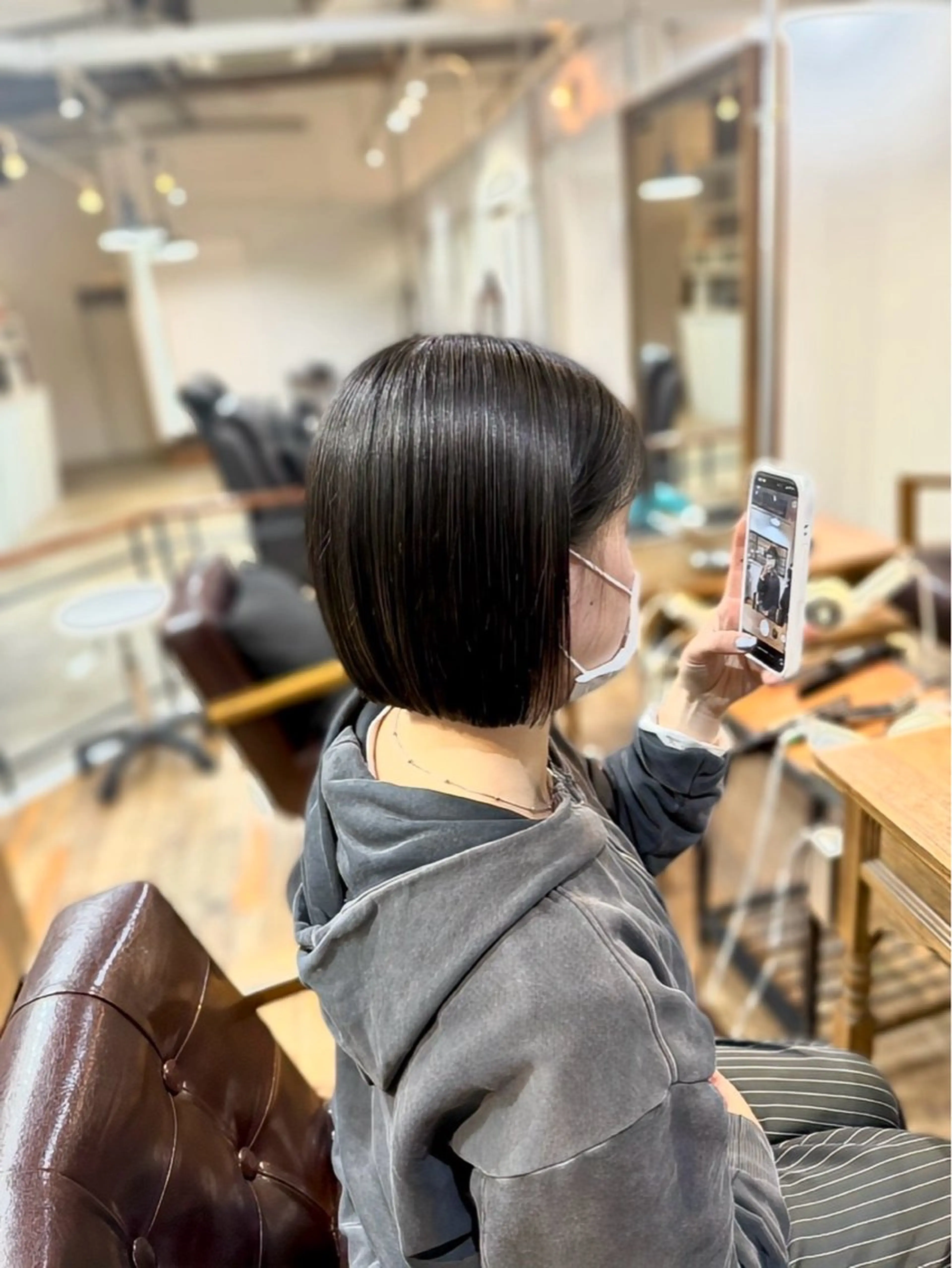 ショート ボブ ショートヘア カット ヘアカラー トリートメント Lism /宇都宮 RIKAのヘアスタイル