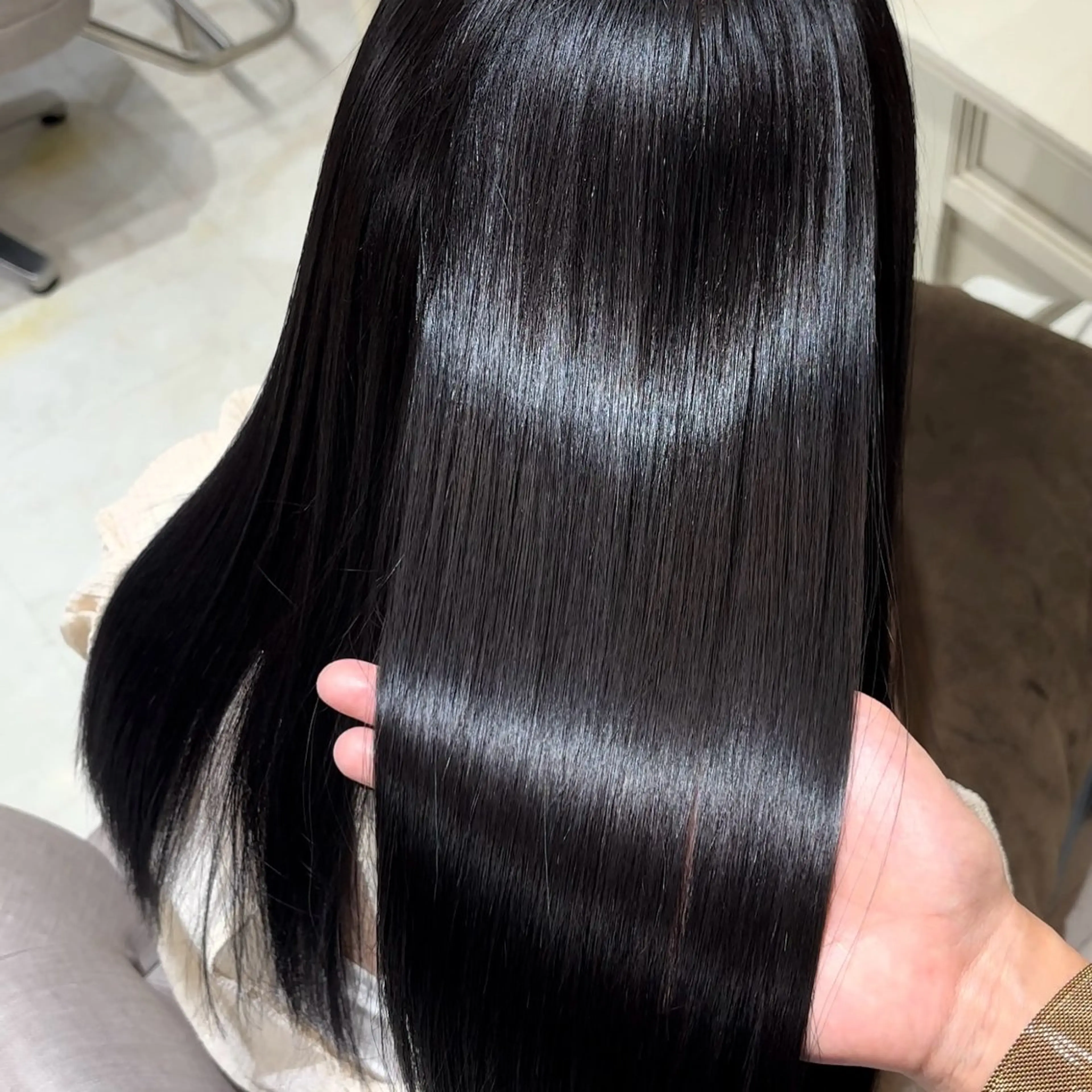 ロング カラー 巻ける縮毛矯正 Sachi🐰のヘアスタイル