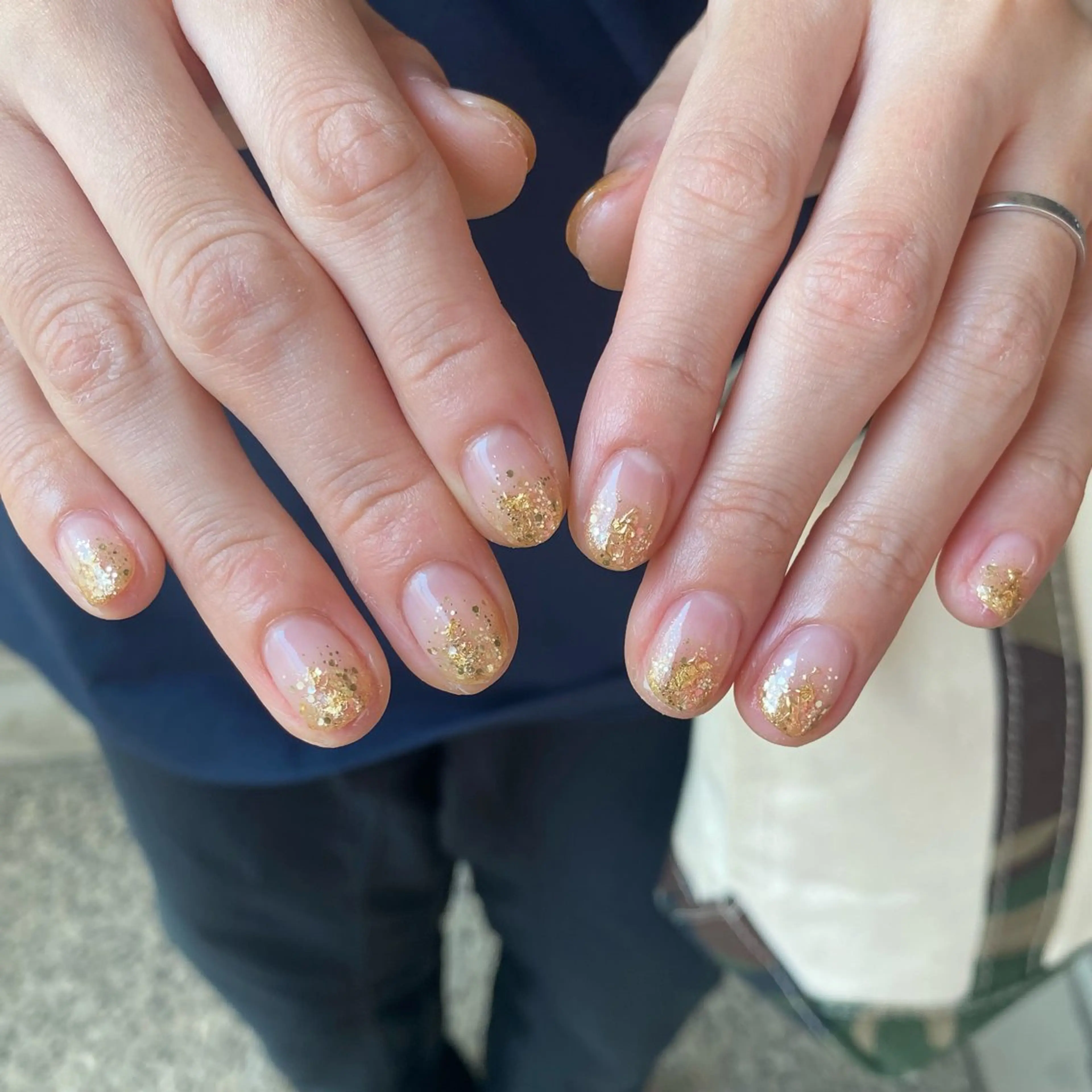 【ハンド】ラメグラデーション(1色) ※付替オフはメッセージにてお伝え下さいの写真