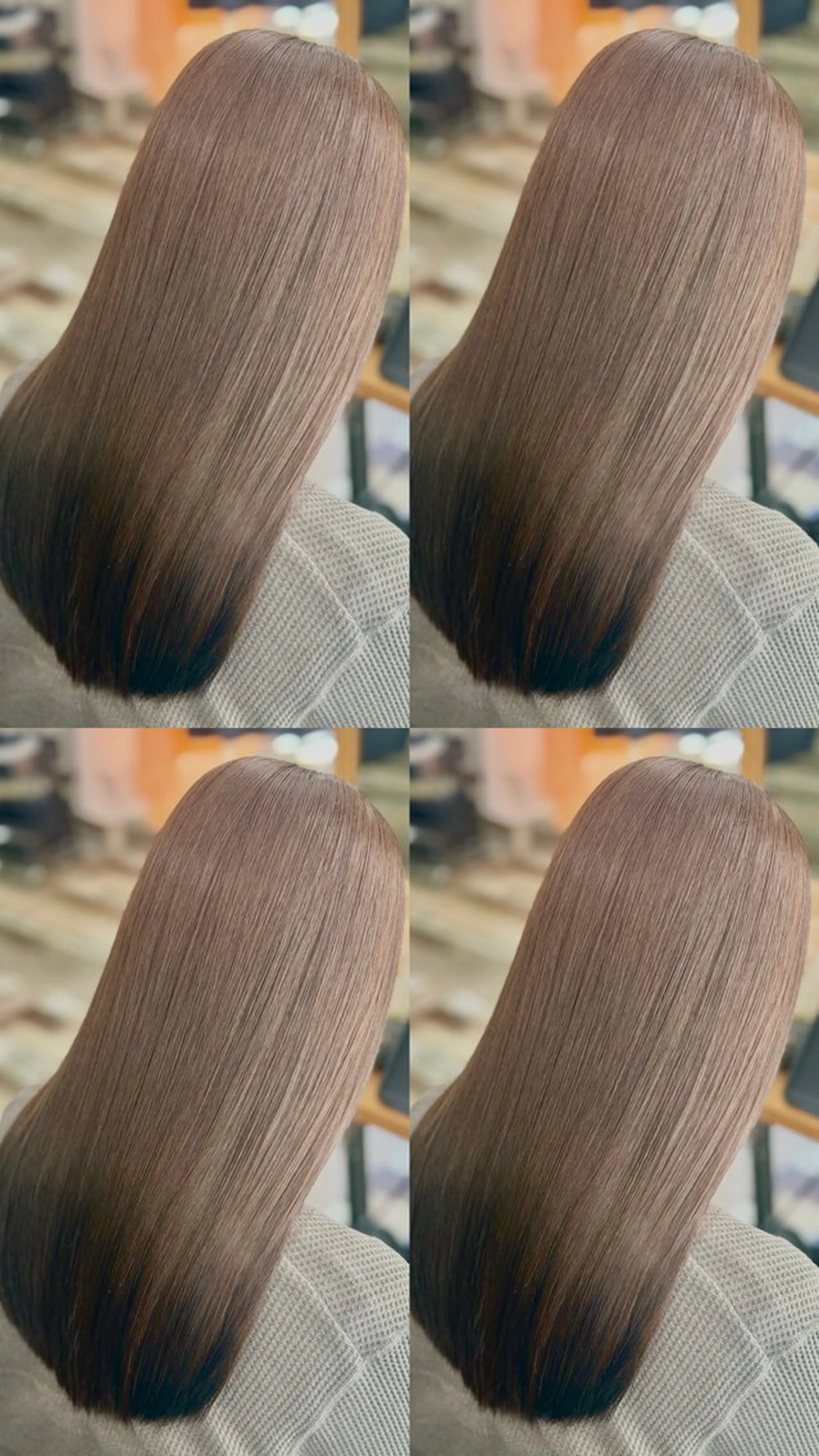 ロング ヘアカラー トリートメント 髪質改善🪽 森川☜⁠ ☜⁠ のヘアスタイル