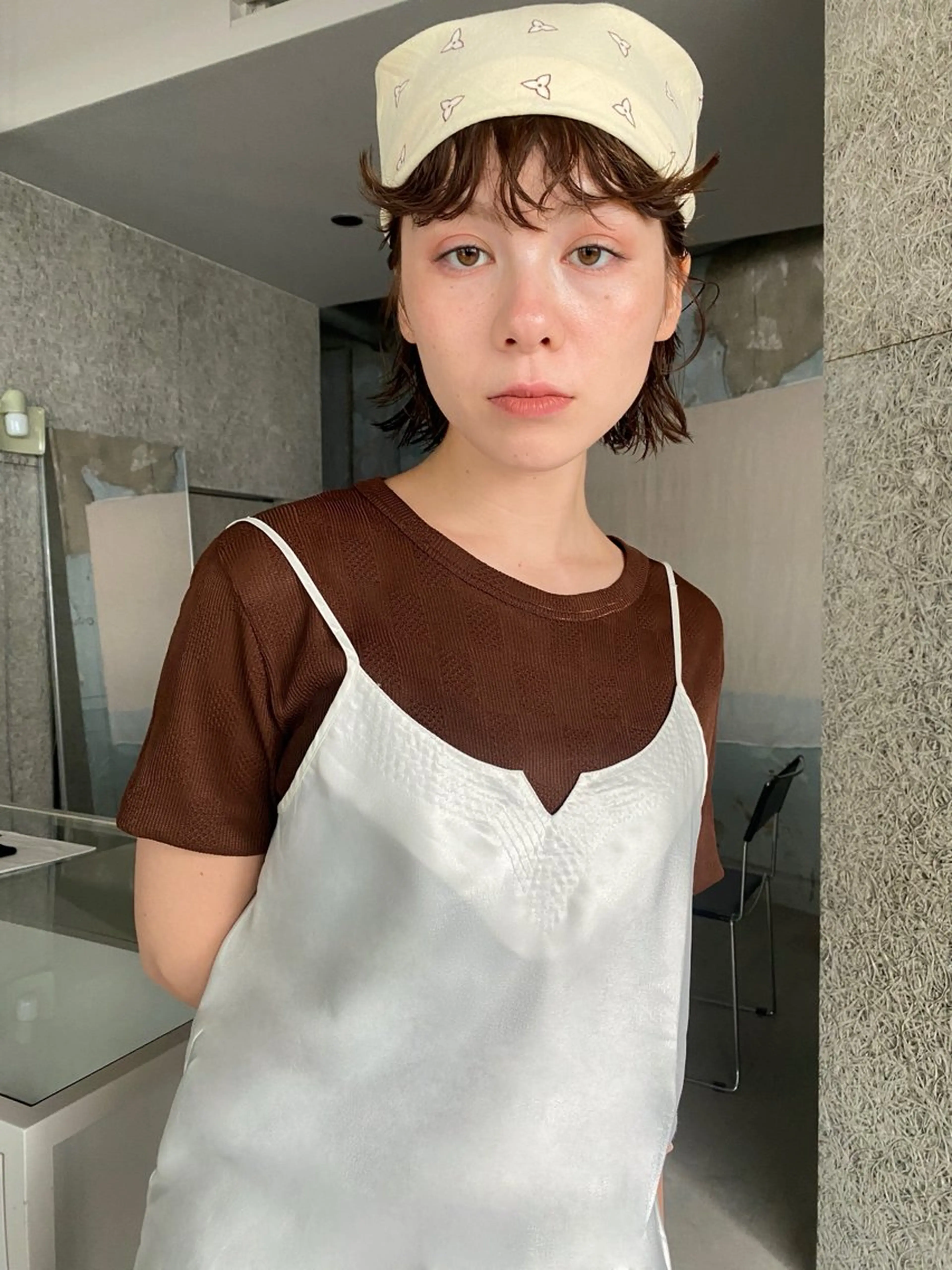 ショート カラー ヘアアレンジ ヘアカラー yu  /透明感 カラー/caseyのヘアスタイル