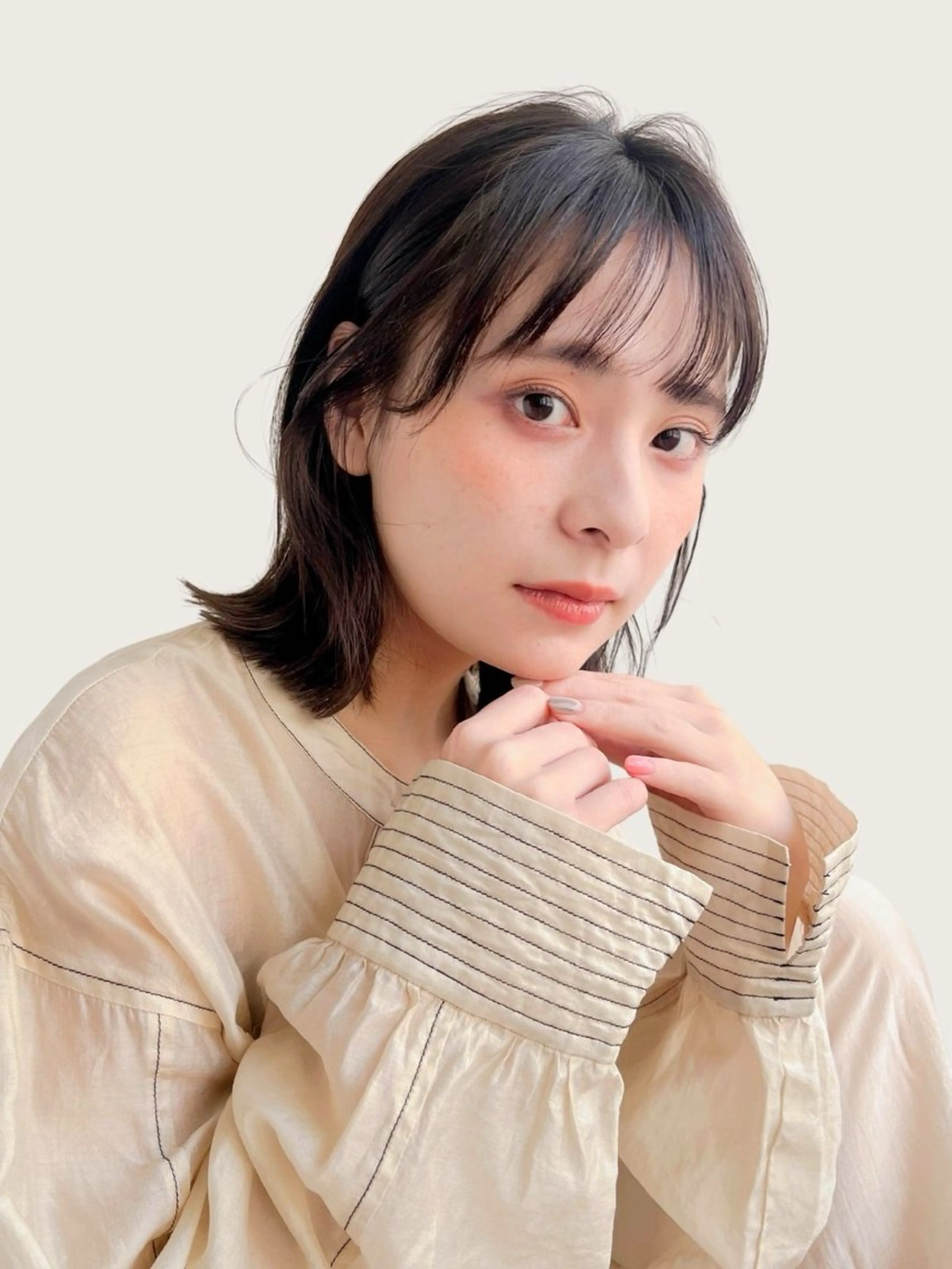 [🌈ブリーチなし🌈]透明感カラー➕トリートメントの写真