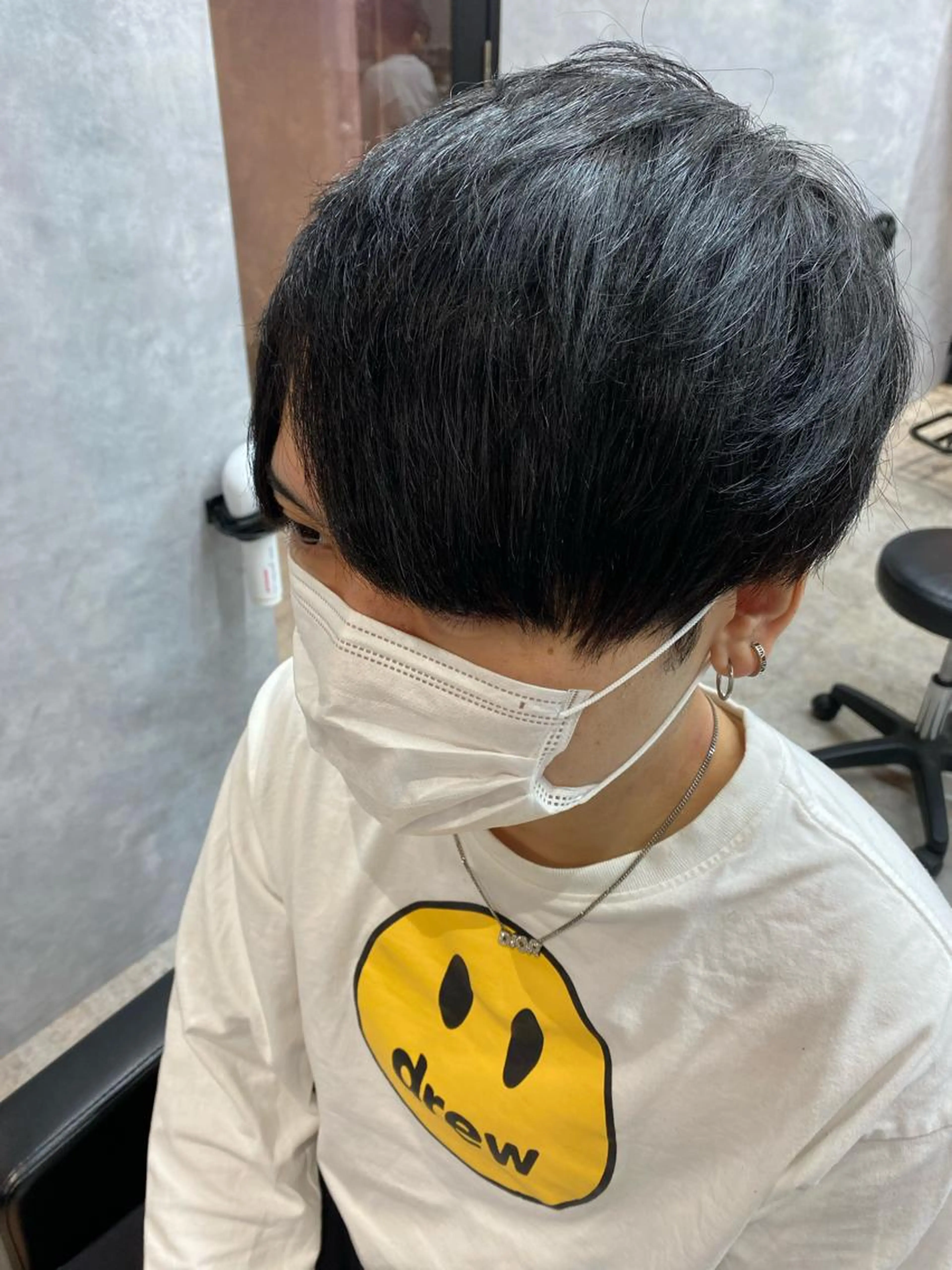 🔴【ご新規様限定】メンズカット＋全体縮毛矯正🌟(眉カット＋トリートメント付き)癖毛でお悩みの方は是非！！の写真