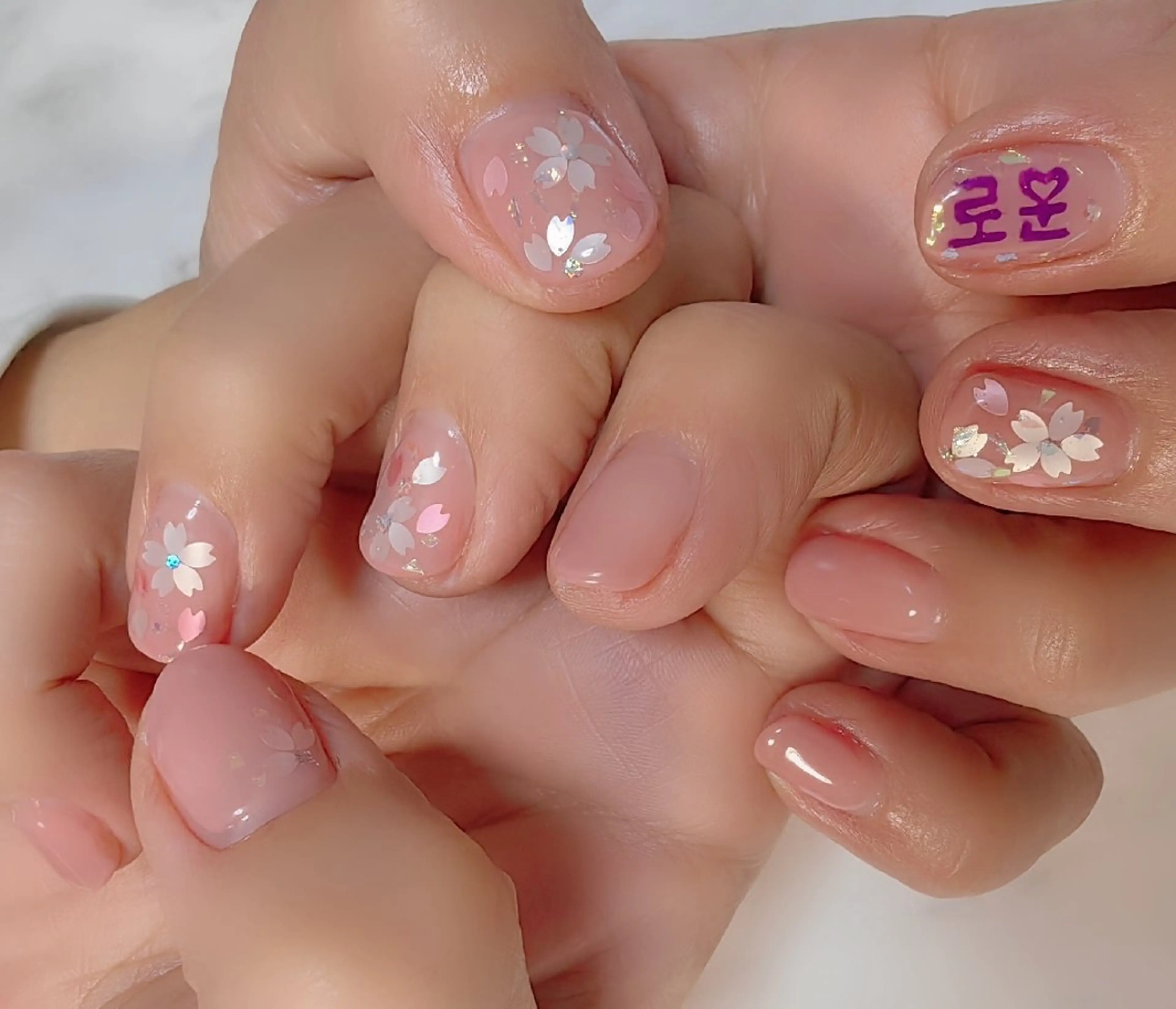 ネイル 桜ネイル ハンドネイル reve あやののネイルデザイン