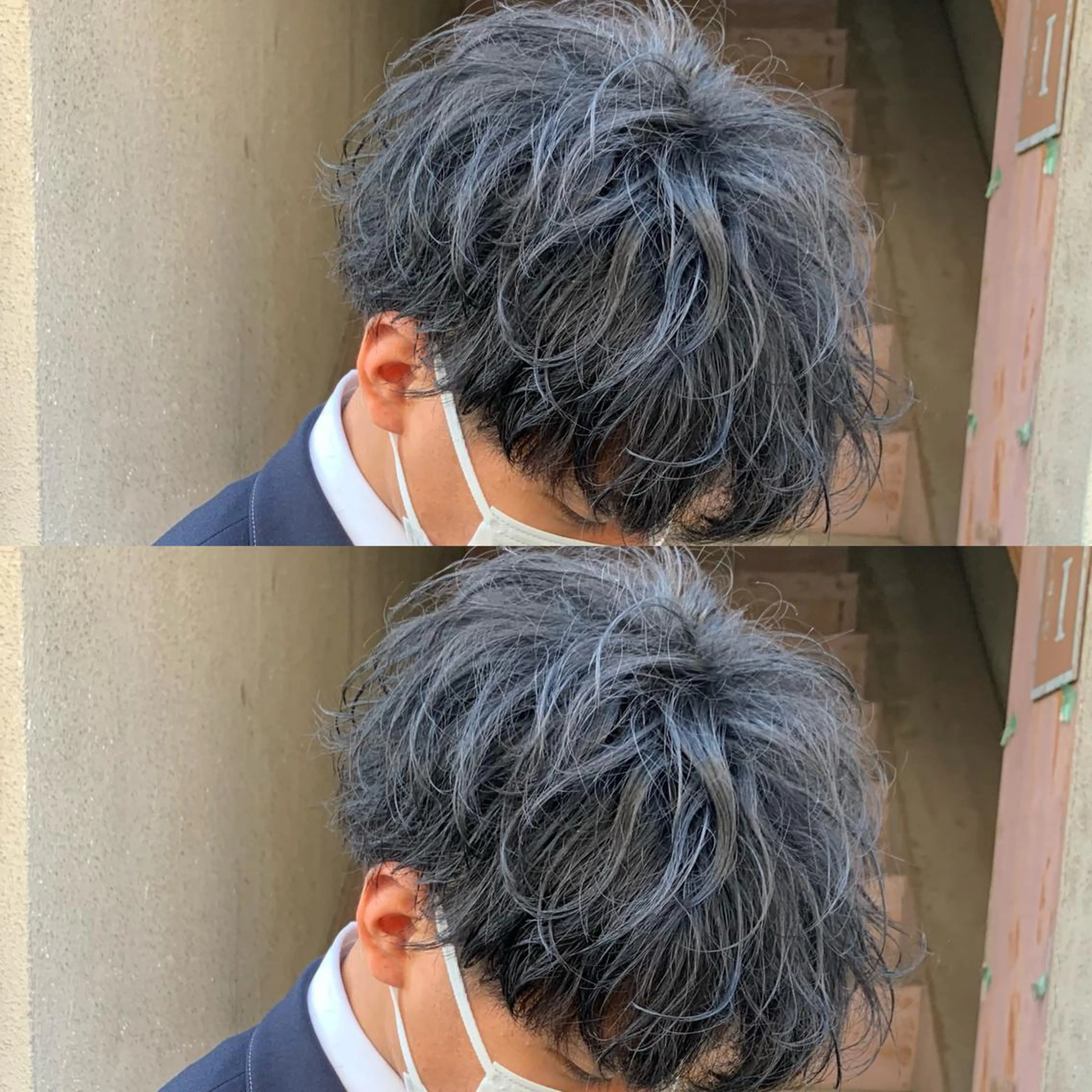 ショート パーマ ヘアアレンジ メンズ メンズパーマ 波巻きパーマ メンズパーマの達人 🌟川内絵人のヘアスタイル