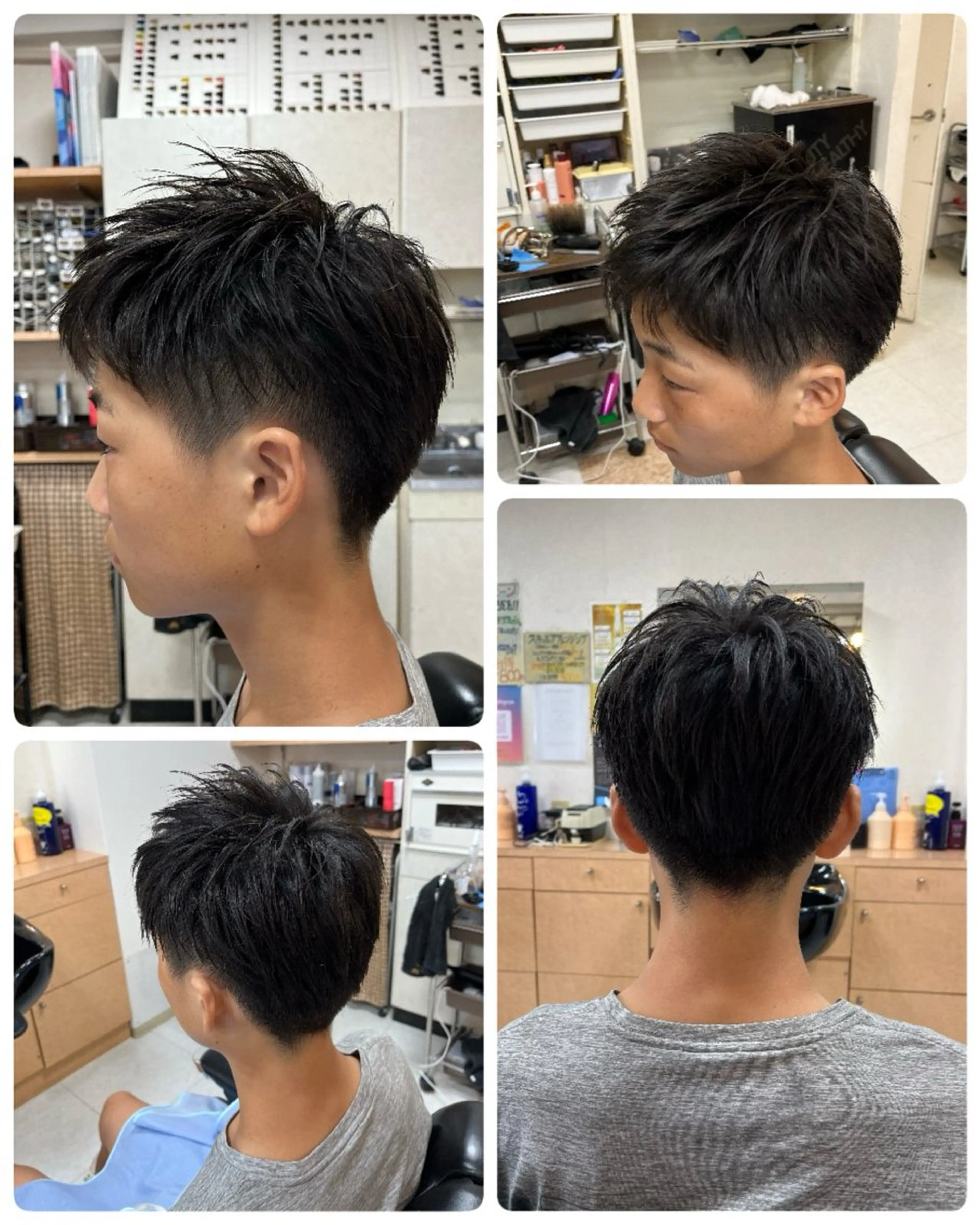 【通常営業】🔶中学生限定🔶✂︎カット+顔剃り+シャンプーの写真