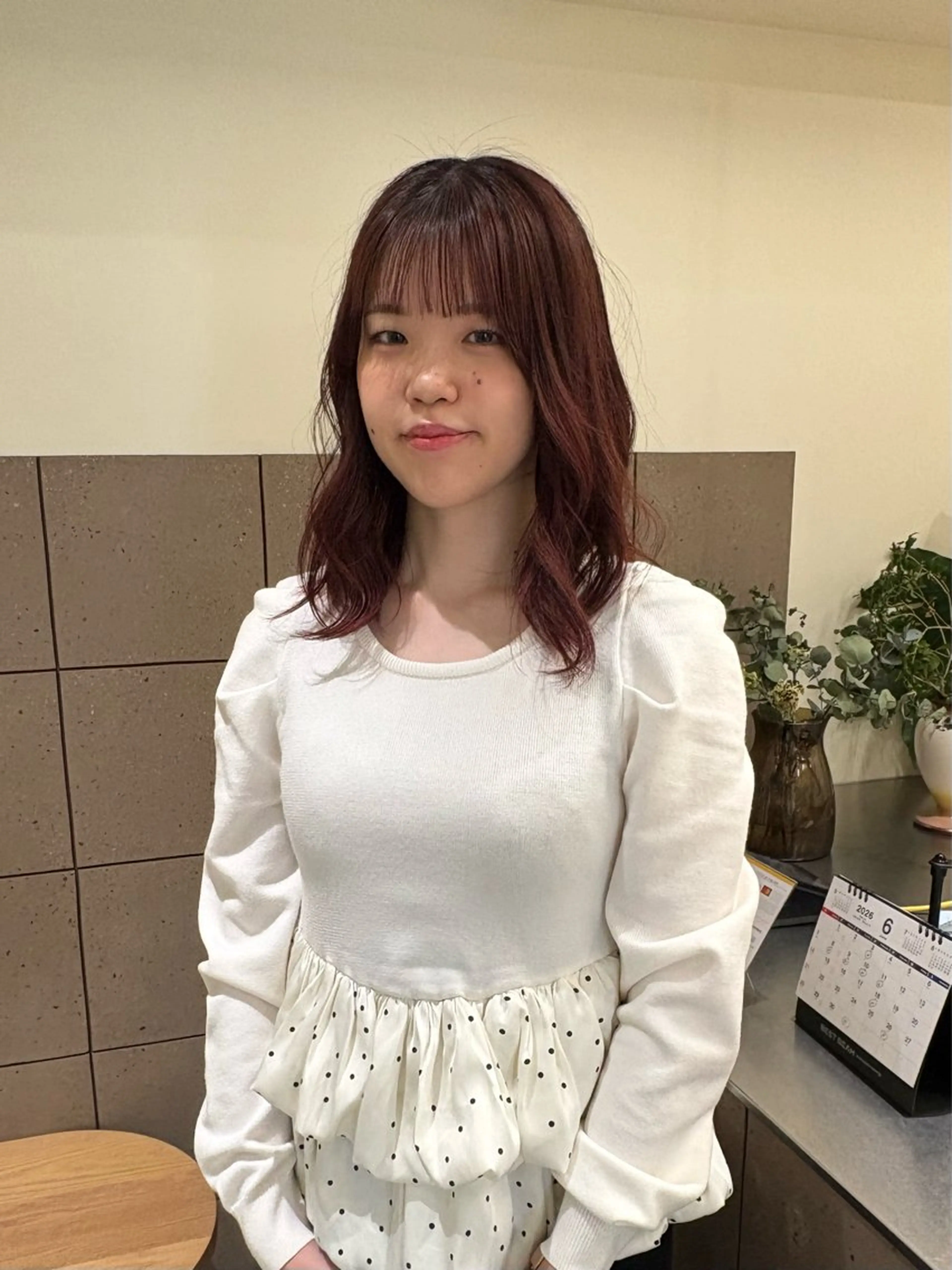 セミロング カット ヘアカラー トリートメント natsuki /HUIのヘアスタイル