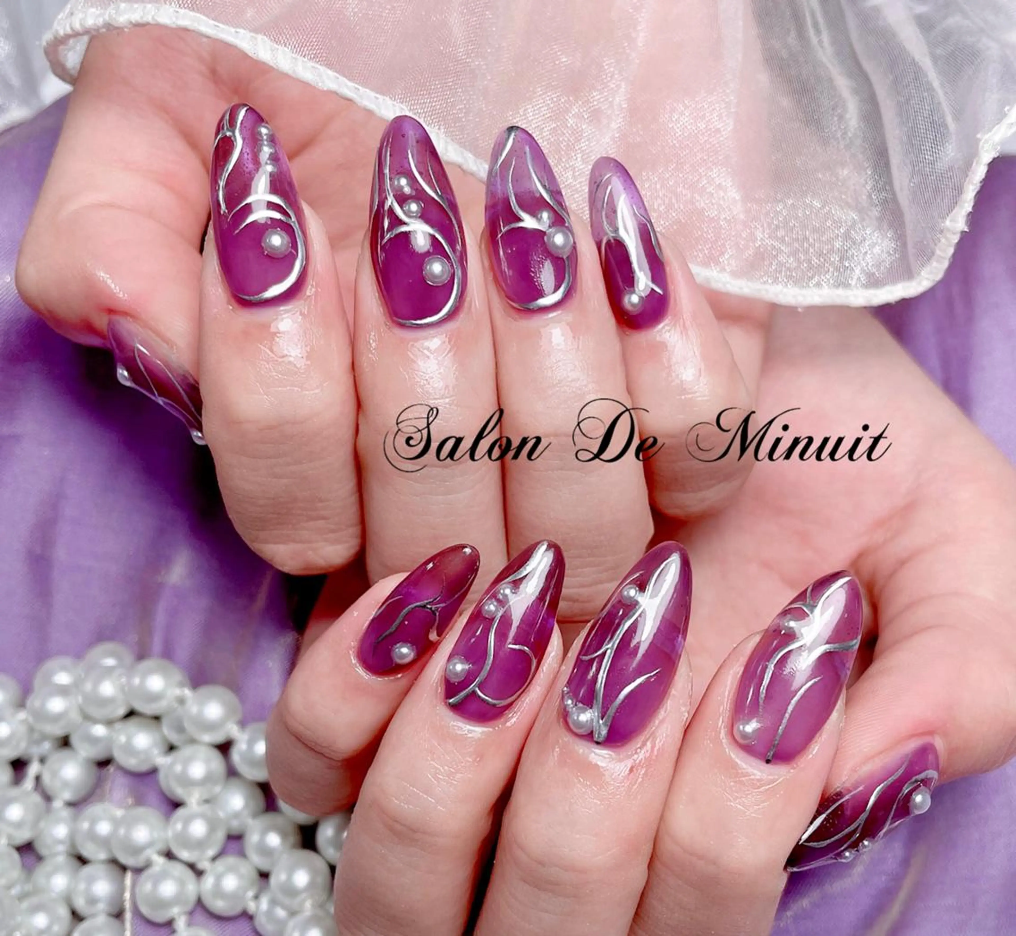 ネイル ハンドネイル ハンドケア Momo 🤍のネイルデザイン