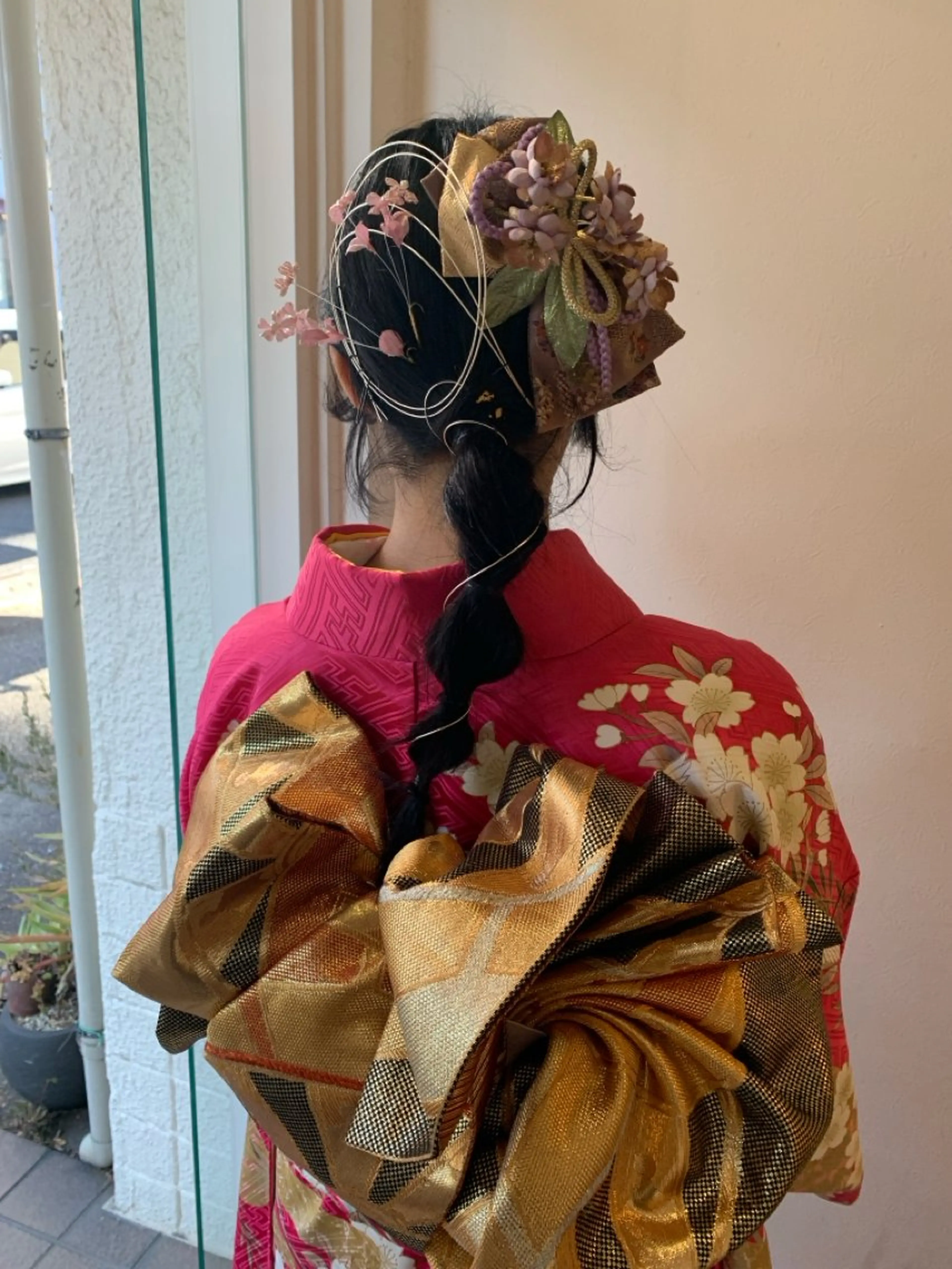 セミロング ヘアアレンジ 成人式 【takk】 ナカヤママサヨシのヘアスタイル