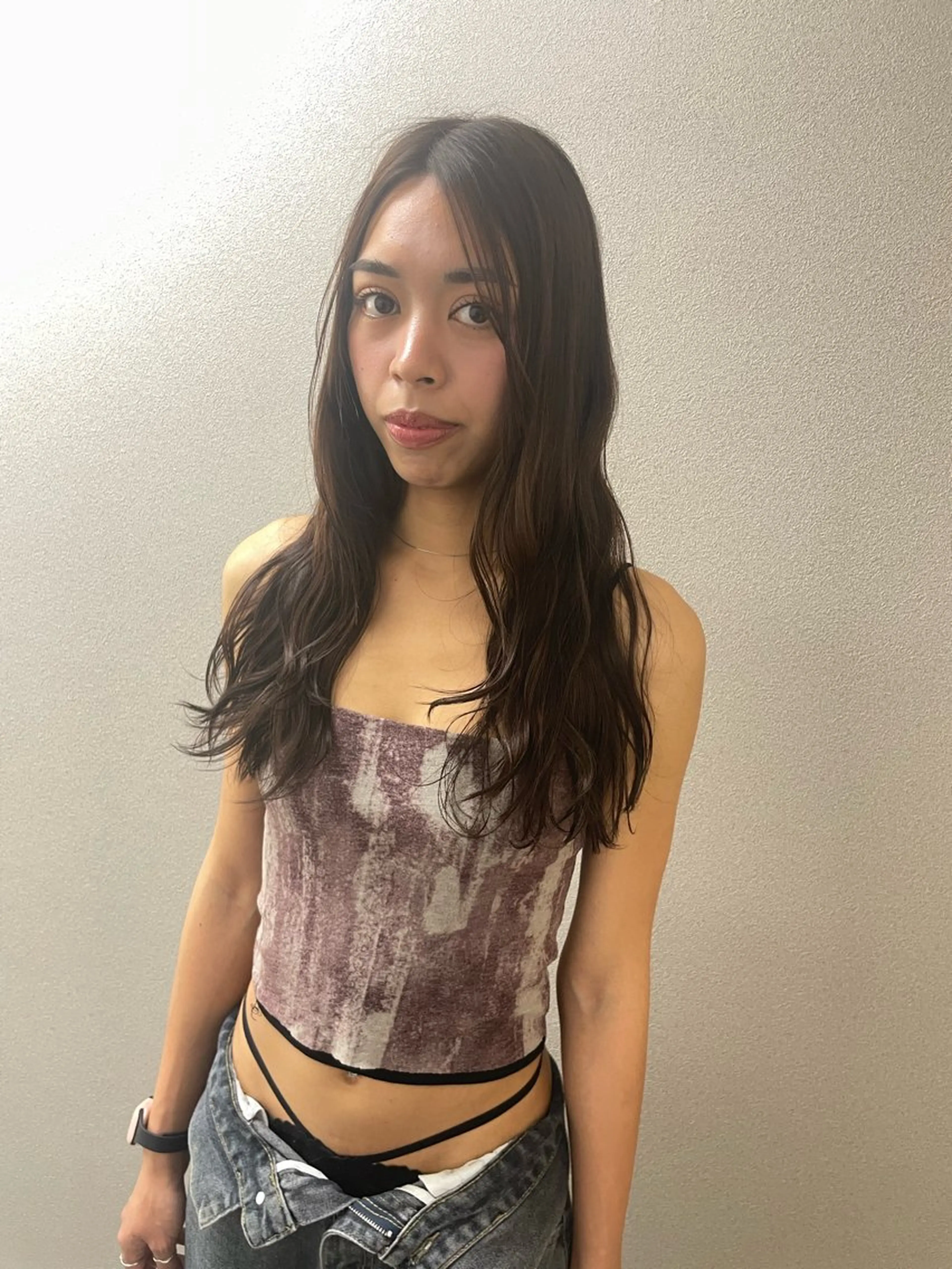 ロング カラー ベージュカラー ヘアカラー ブレンバイドット所属・ニュアンスカラー/ 🫧レミ(坊主)のヘアスタイル