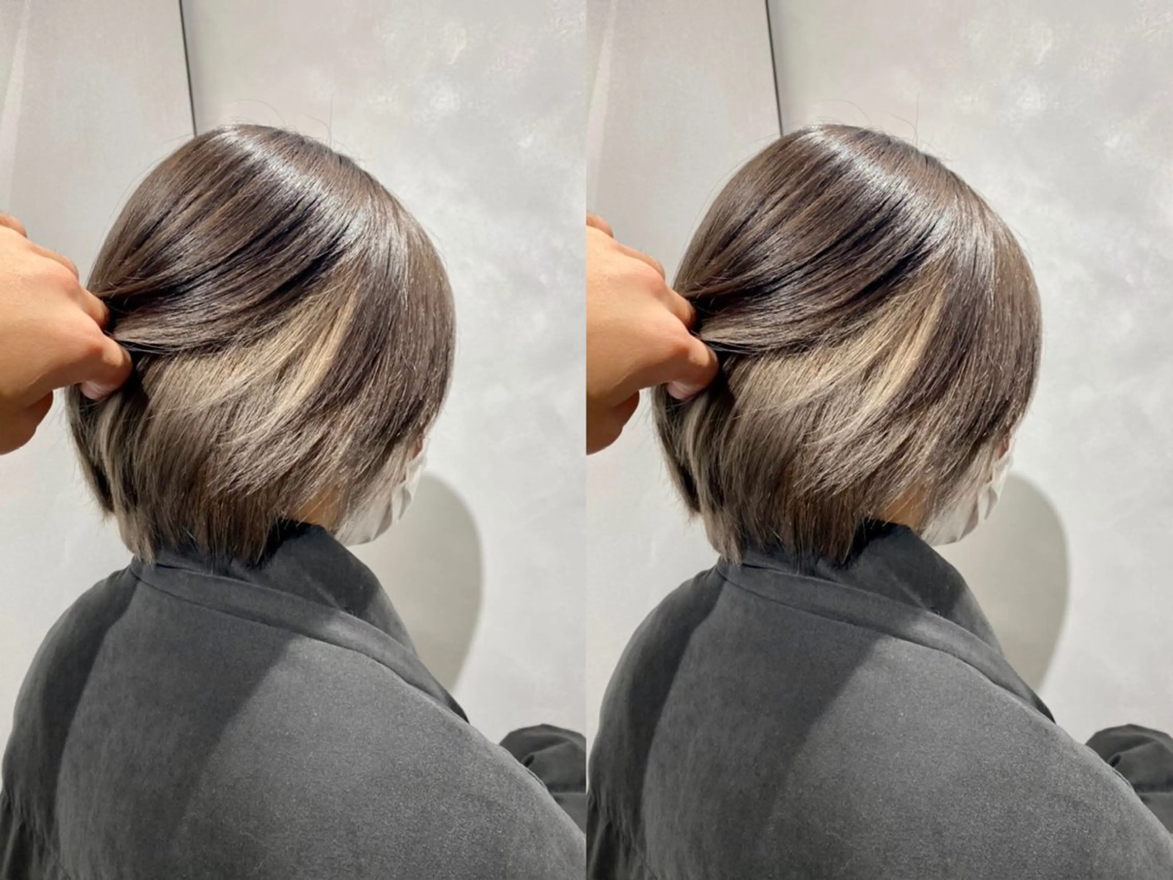 ショート カラー インナーカラー ヘアカラー 髪質改善/縮毛矯正 レイヤー/松川匠のヘアスタイル