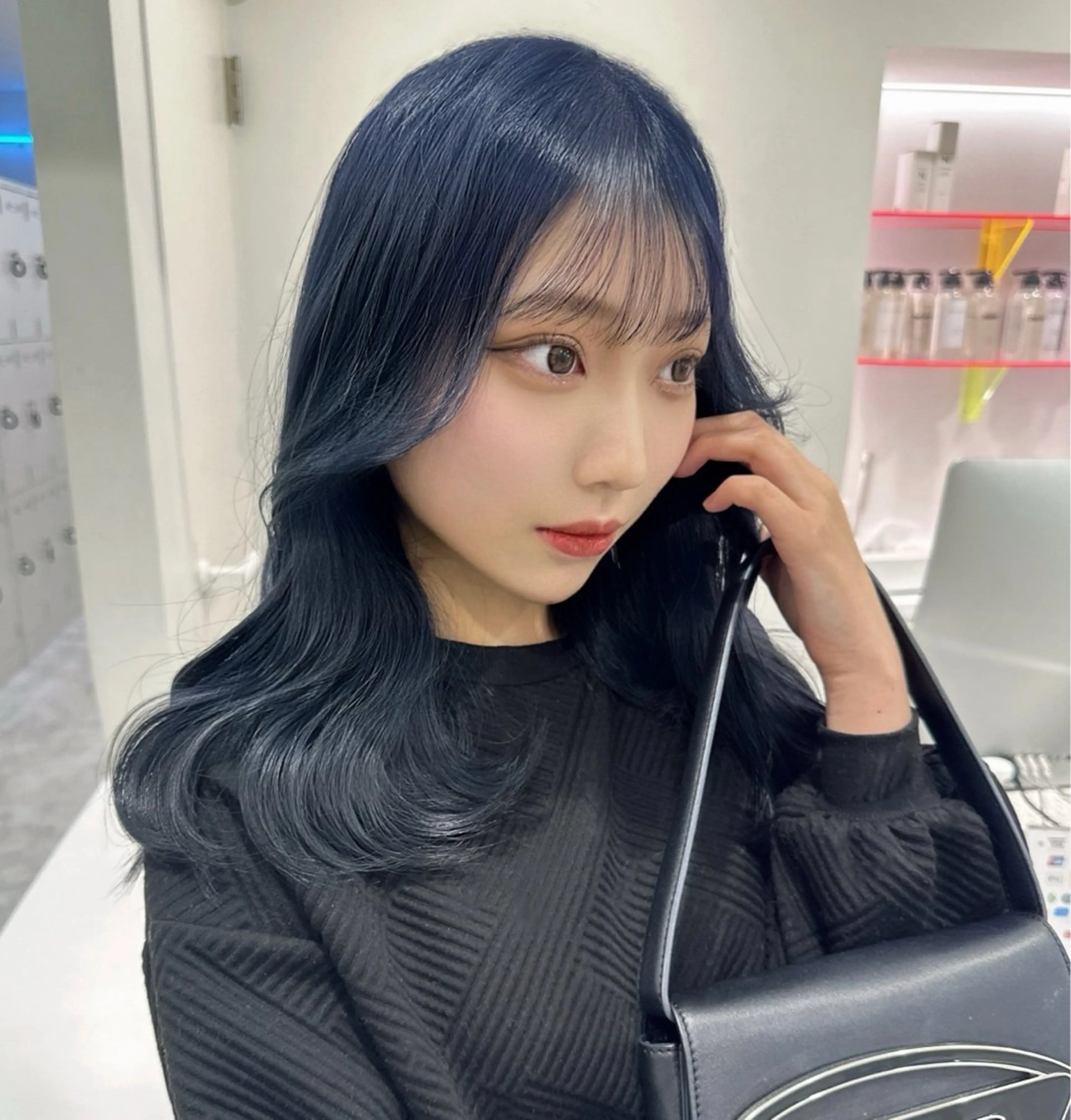 ロング ヘアカラー トリートメント 🦋韓国風カラー🦋 こうせい原宿のヘアスタイル