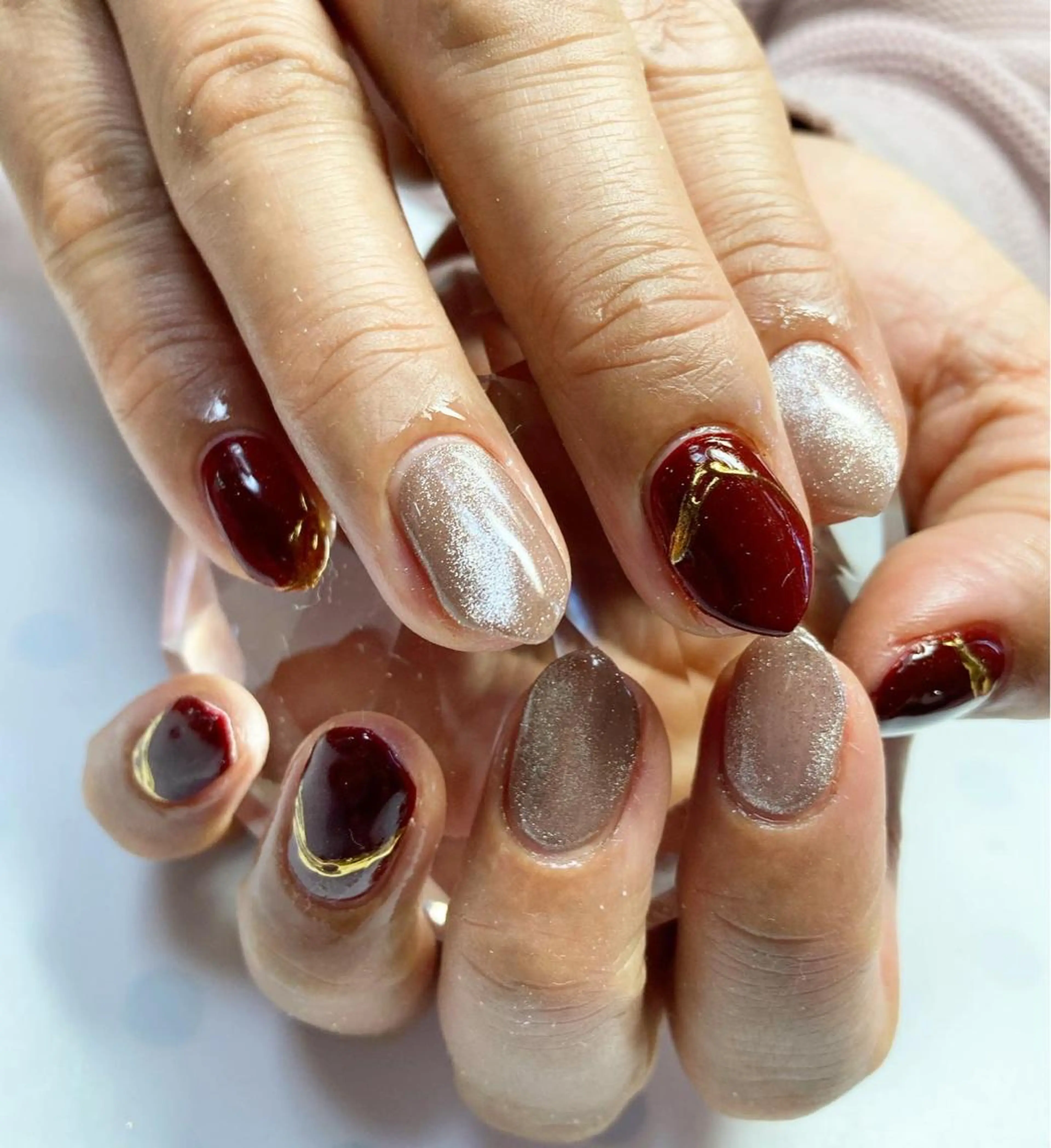 ミディアム ネイル マツエク・マツパ nail yukkoのネイルデザイン