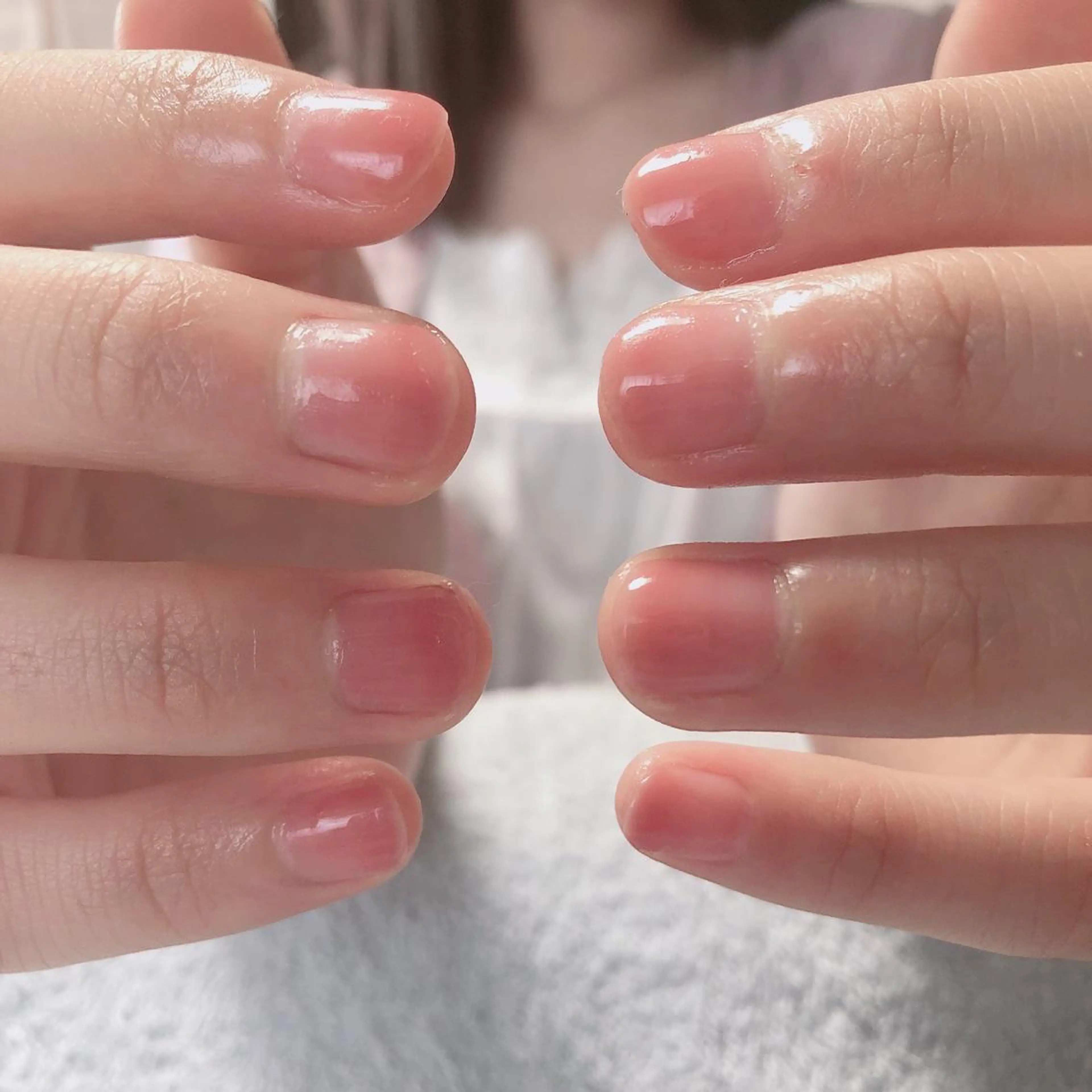 ネイル グラデーション ピンク 結城 怜菜のネイルデザイン