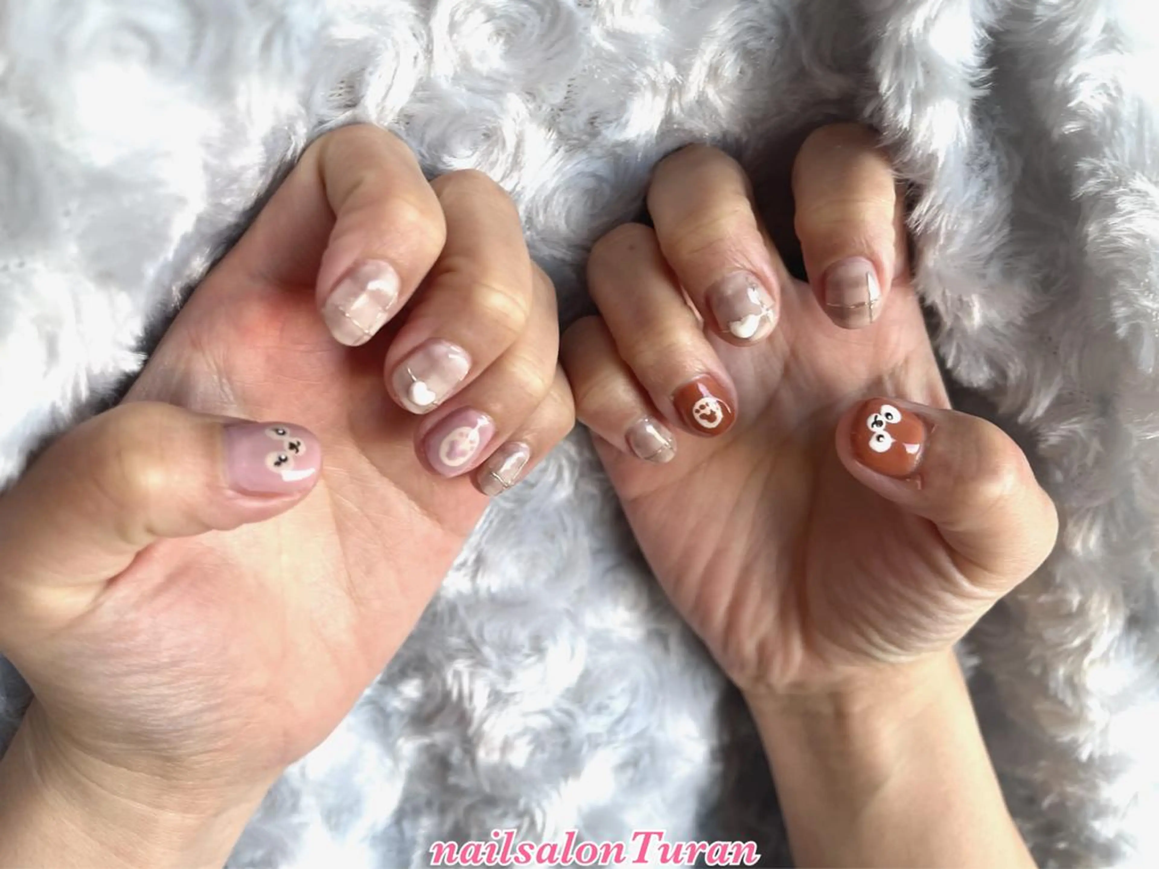 ネイル アートネイル ジェルネイル パラジェル 上村 未来のネイルデザイン