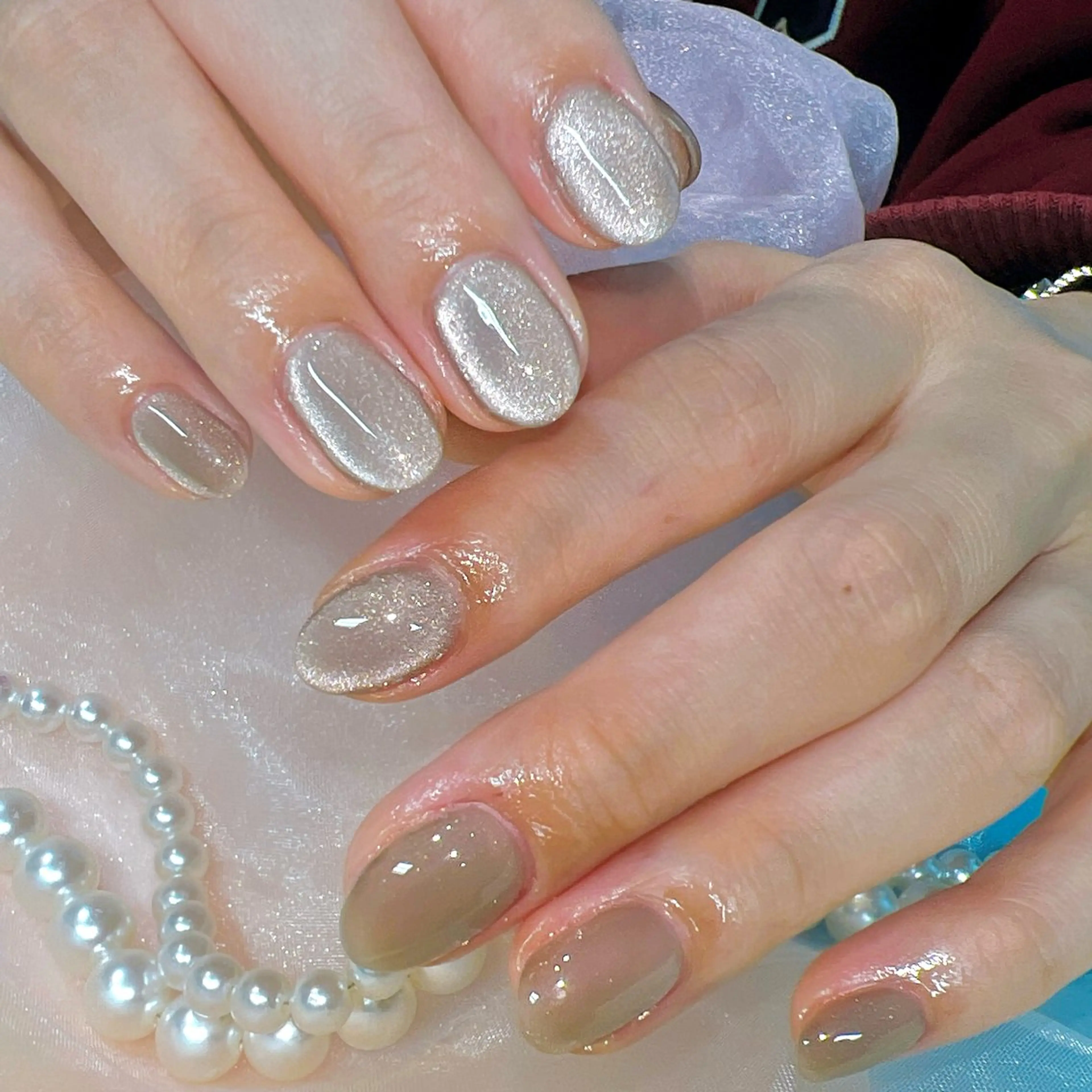 ネイル マグネットネイル ハンドネイル NailSalon MAHINAのネイルデザイン