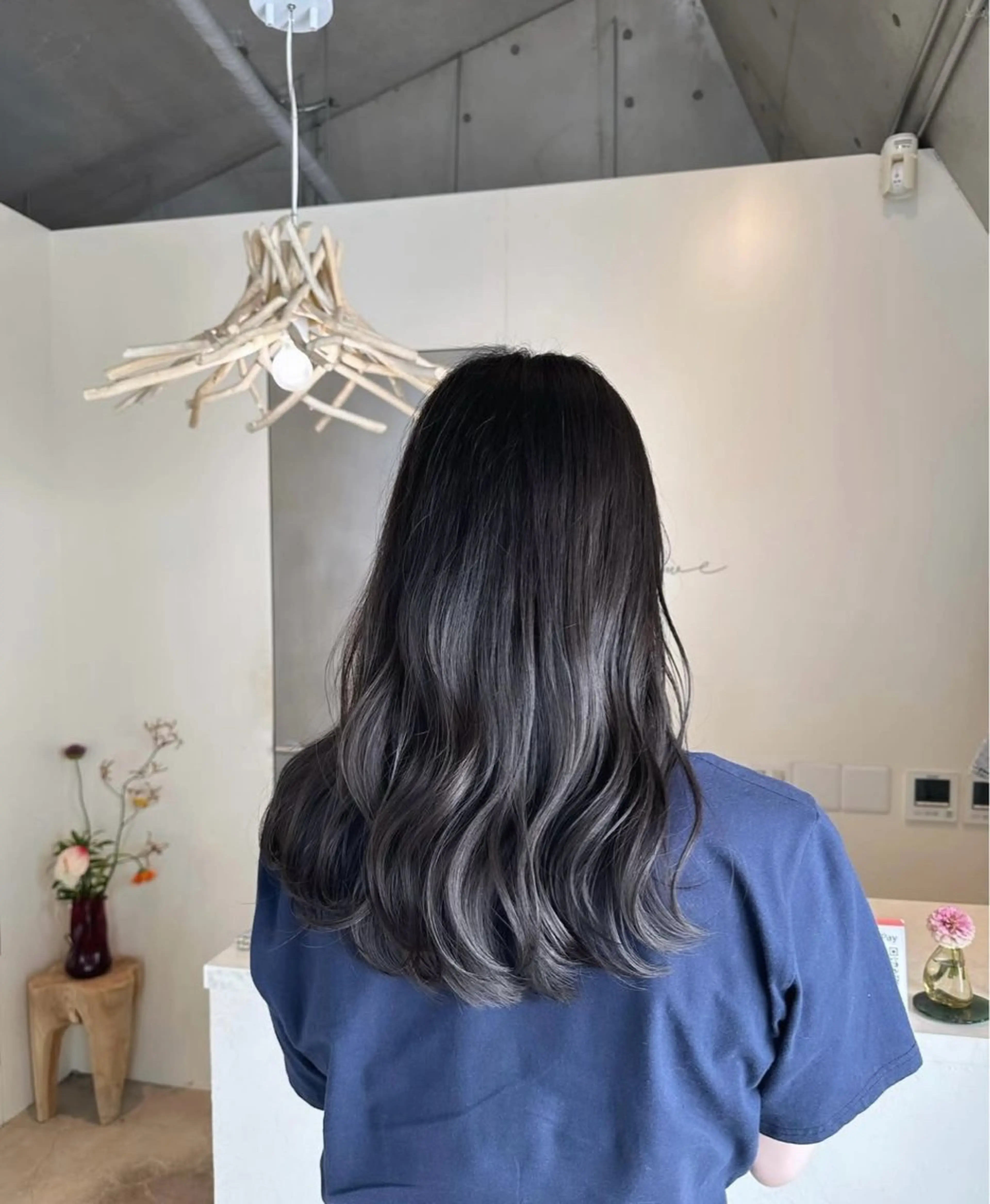 ミディアム カラー ヘアアレンジ グレージュ 🎀透明感カラーෆ 🪄Maikoのヘアスタイル