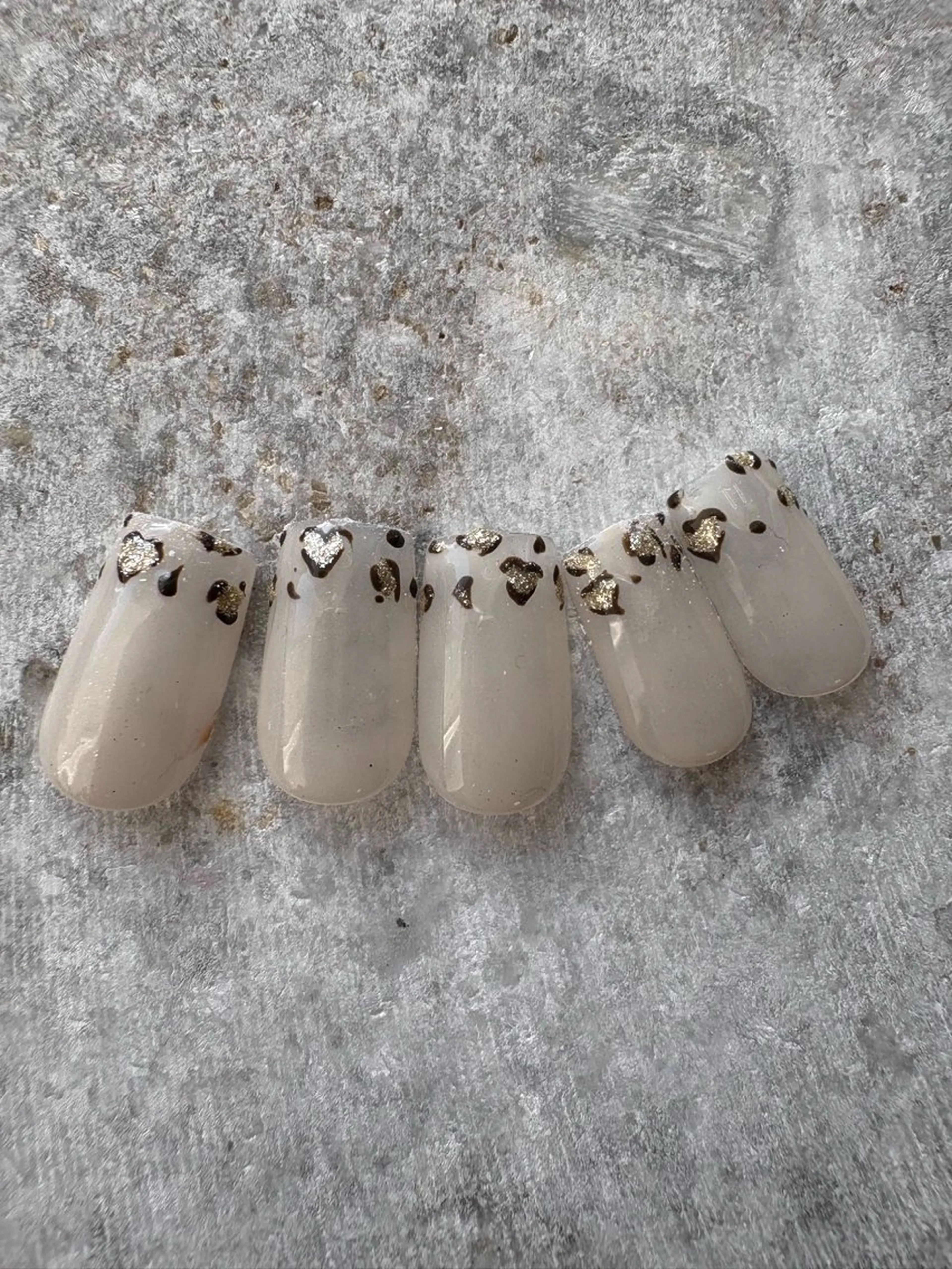 レオパードネイル♡口コミ投稿でオフ無料(ソフトジェルのみ)の写真