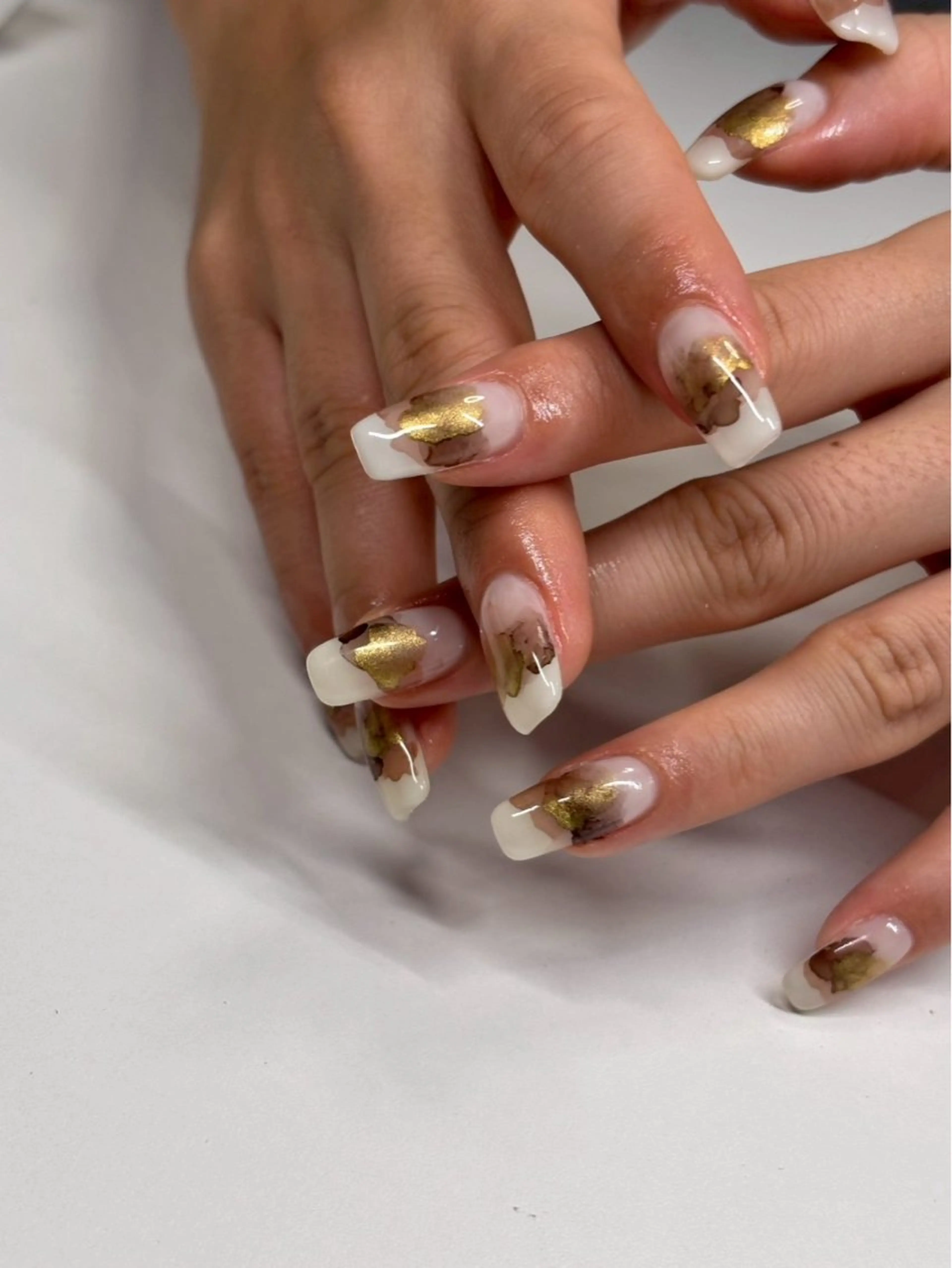 ネイル シンプルネイル ハンドネイル iconail 下北沢 NONのネイルデザイン