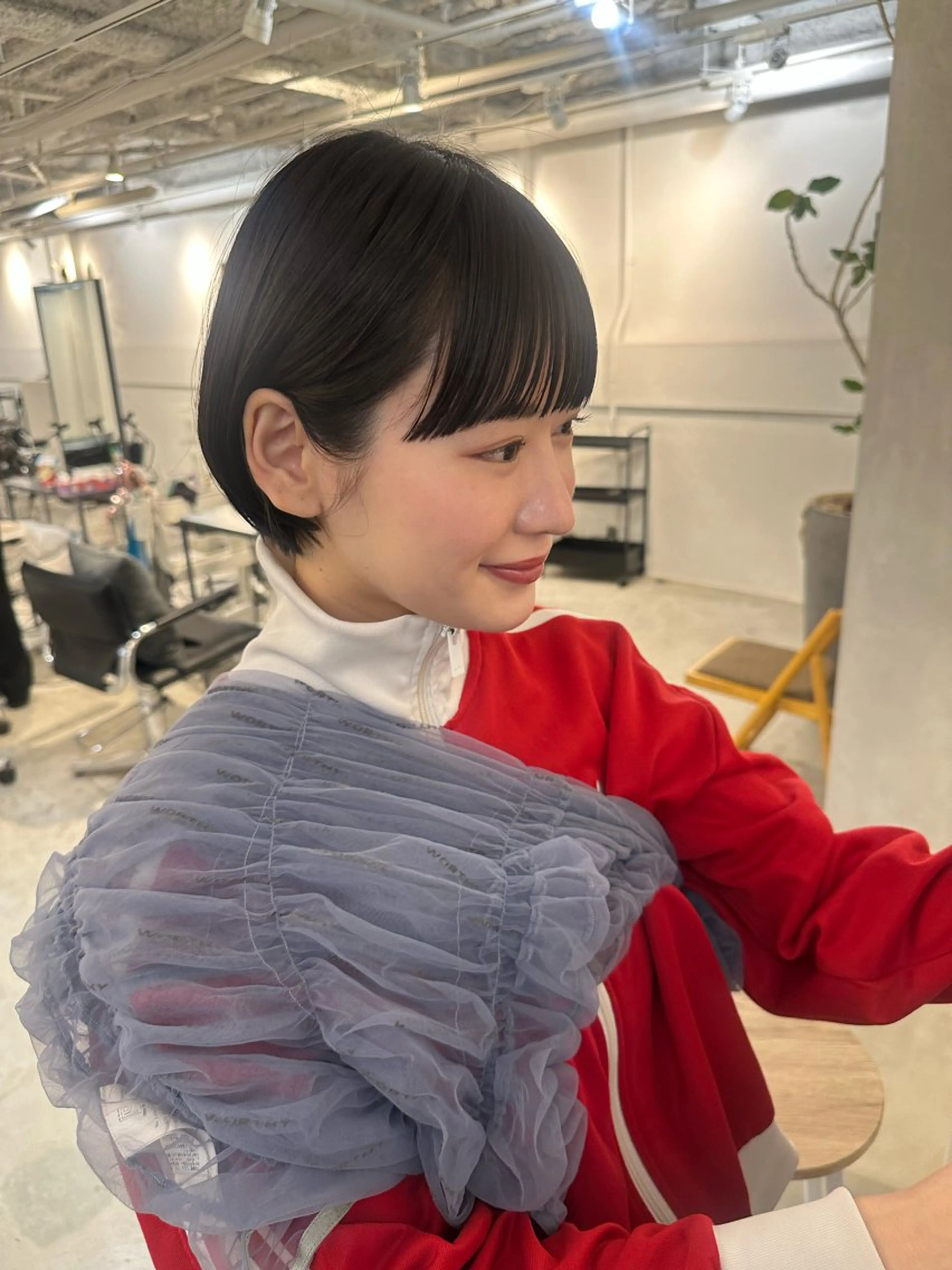 ショート カット ヘアカラー 骨格診断で絶対可愛い ✨丸みショート✨凌弥のヘアスタイル