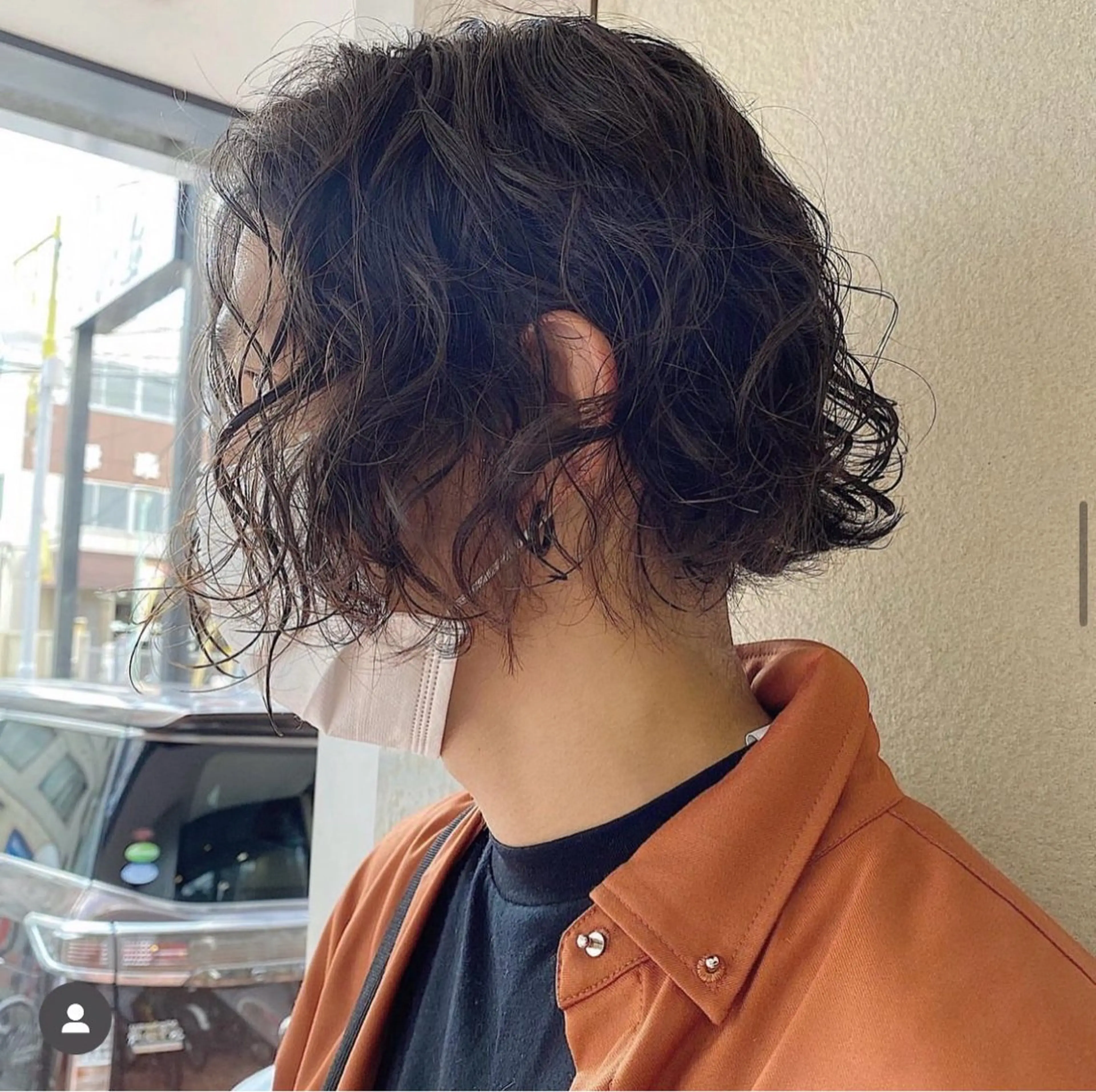 ショート パーマ カーリーパーマ/ 透明ｶﾗｰ/MIKUのヘアスタイル