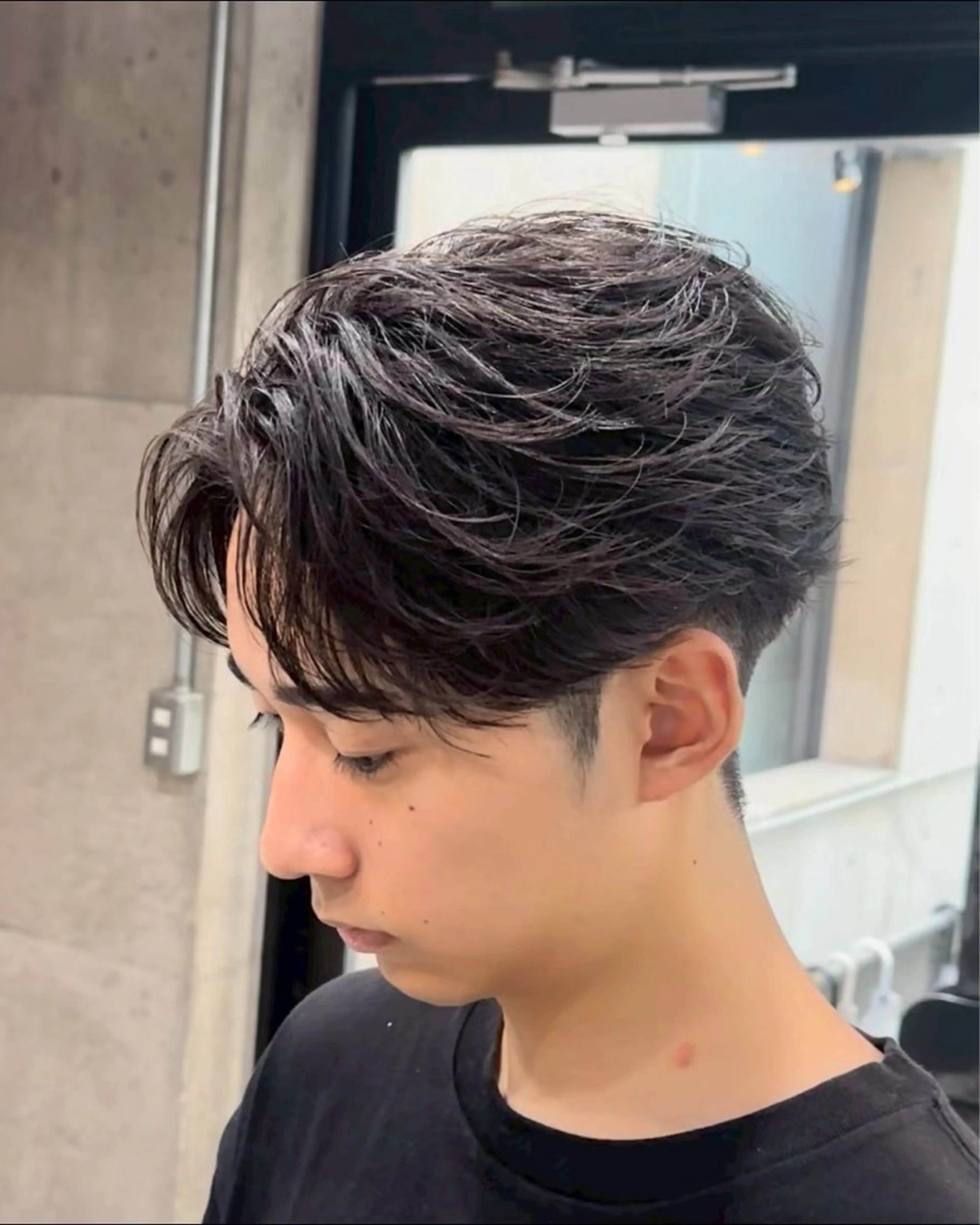 ミディアム メンズ センターパート era本店所属・笹尾 陸/era本店 メンズ美容師のヘアスタイル