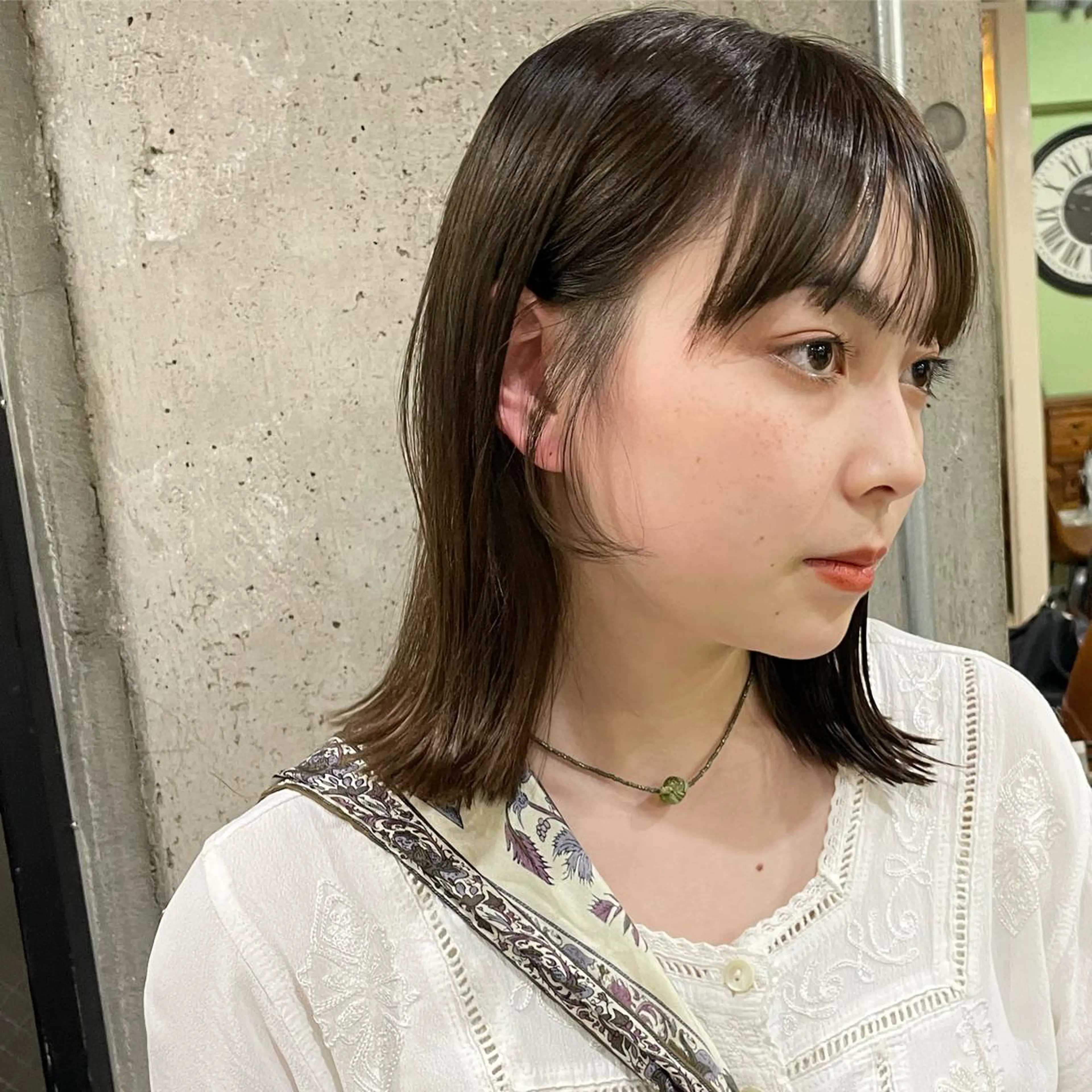 ミディアム レイヤーカット ボブヘアカット Rikapi❤️のヘアスタイル