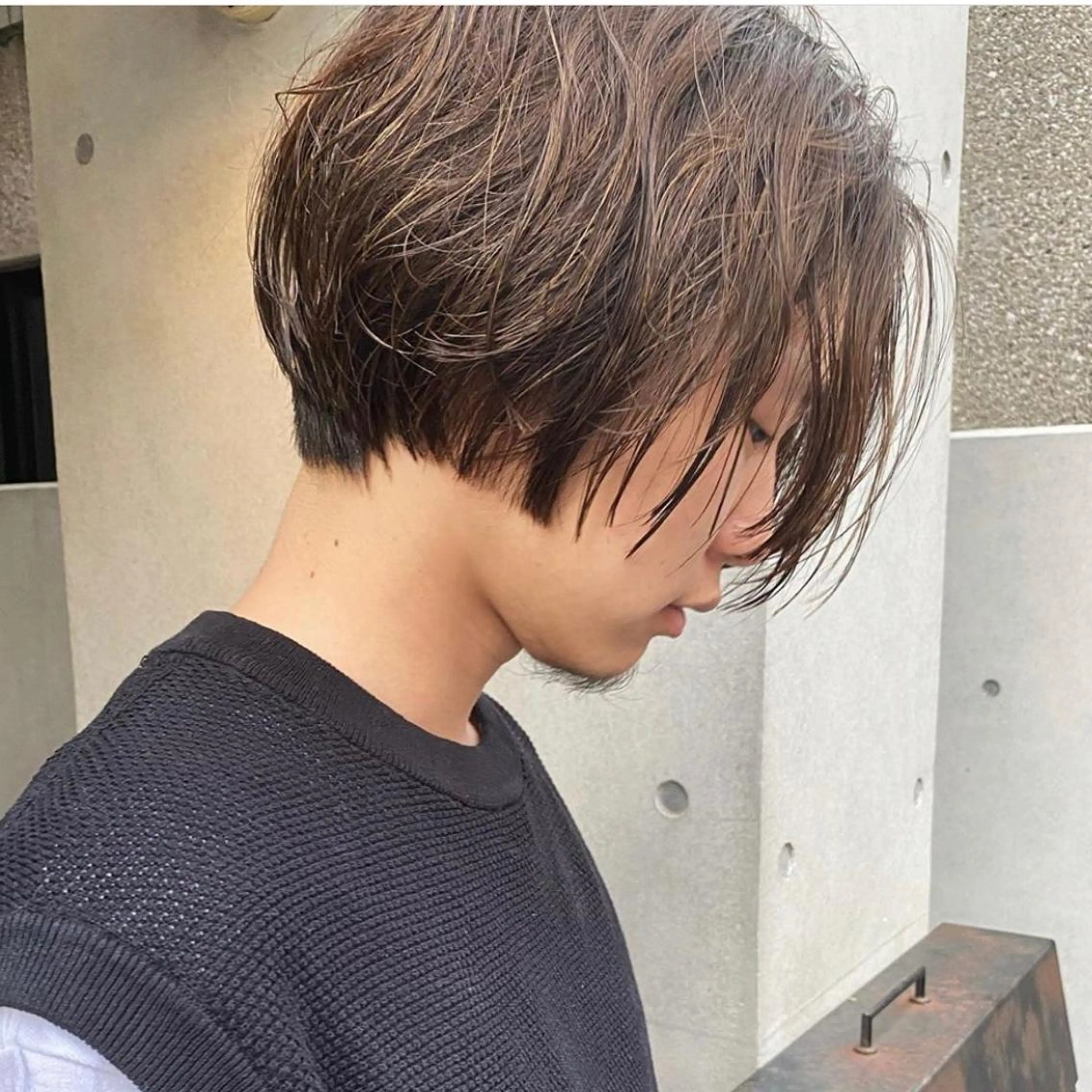 ショート パーマ やまもと さえのヘアスタイル