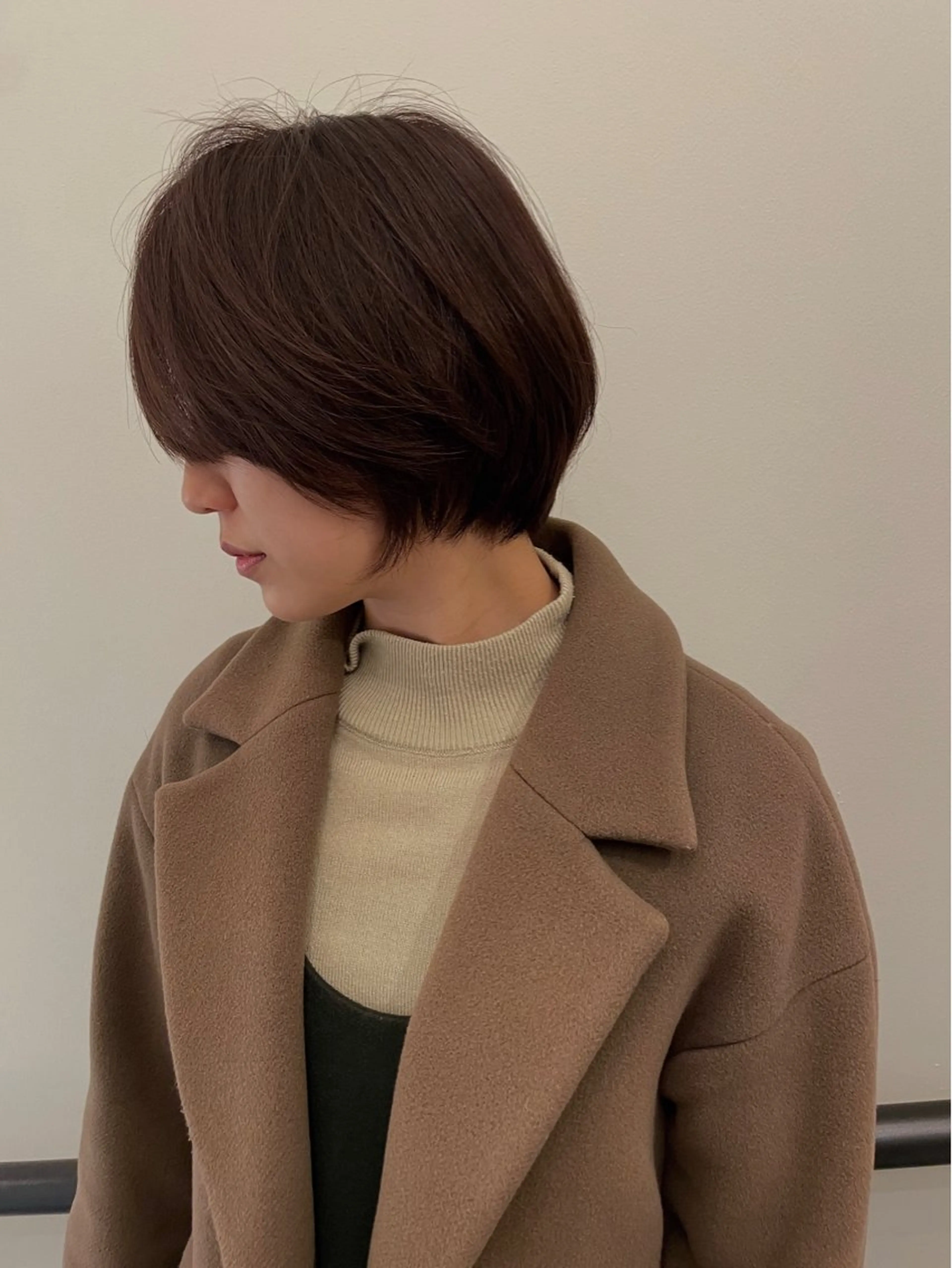 ショート カラー ベージュカラー ブラウンカラー ショートヘア ニュアンスカラー🫧 加納のヘアスタイル