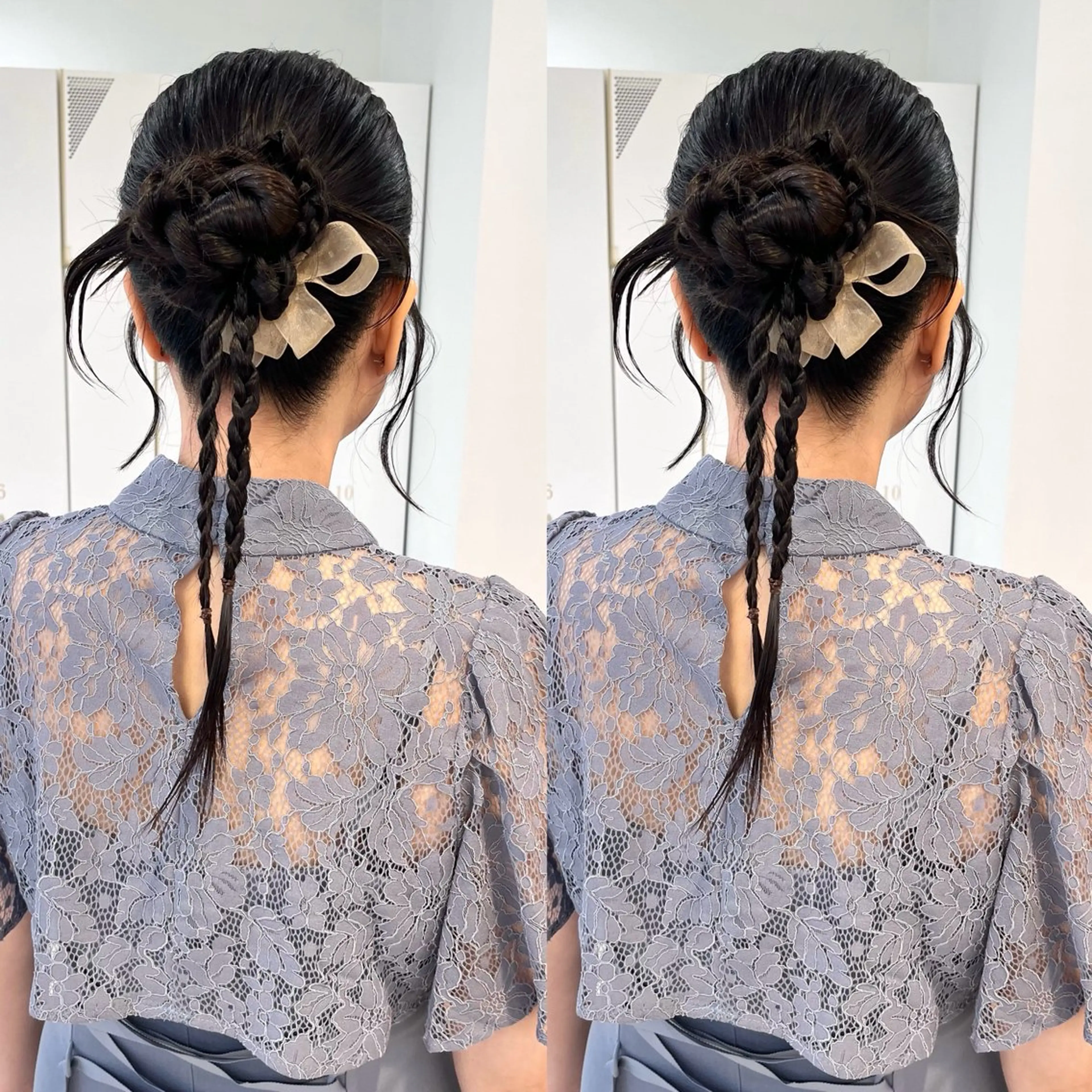 ヘアアレンジ ヘアセット マミ☁️ヘアセット /お呼ばれヘア/銀座のヘアスタイル