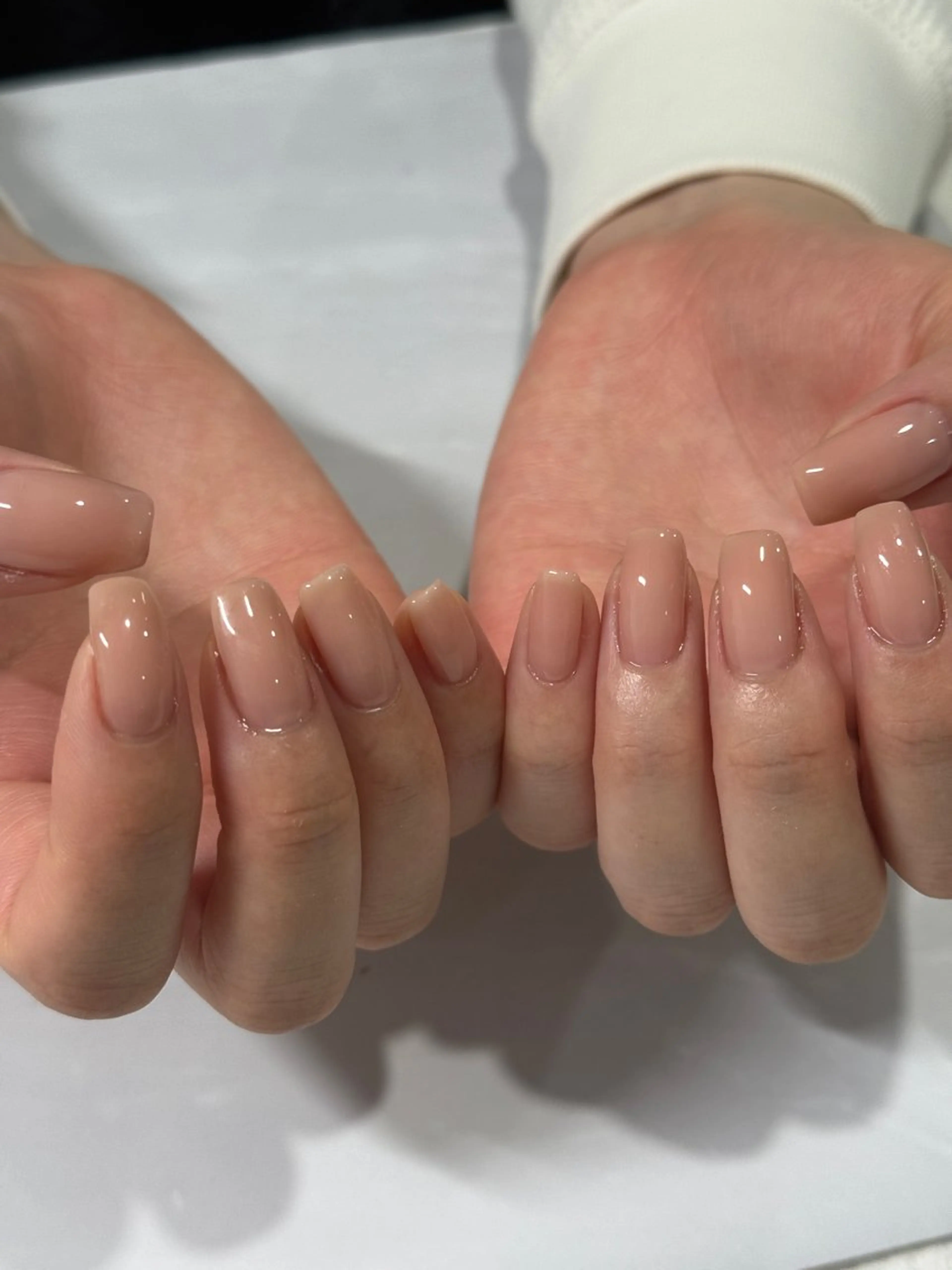 ネイル ニュアンスネイル シンプルネイル tete nailstudioのネイルデザイン