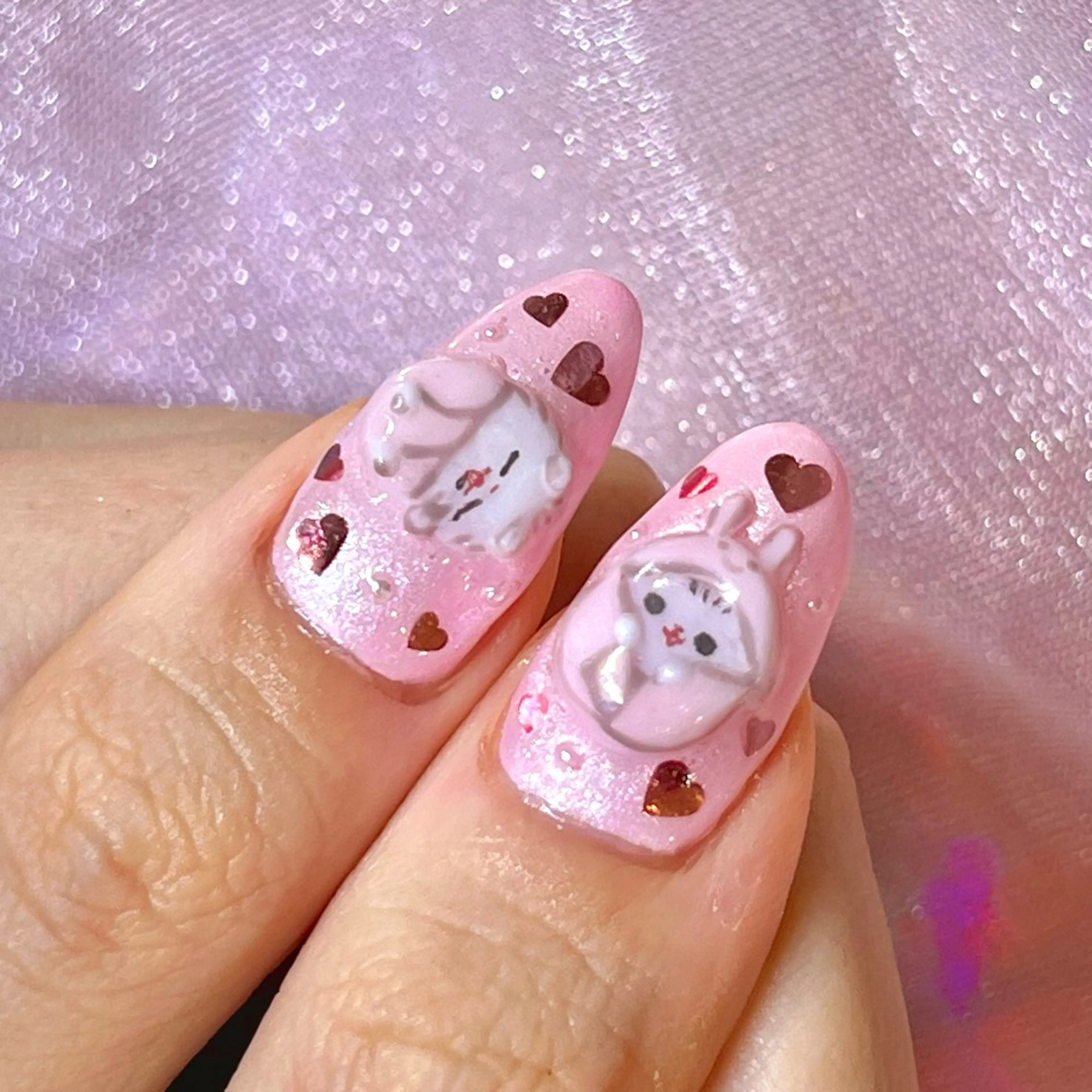 ネイル 痛ネイル🩷渋谷 🧸Yunaのネイルデザイン