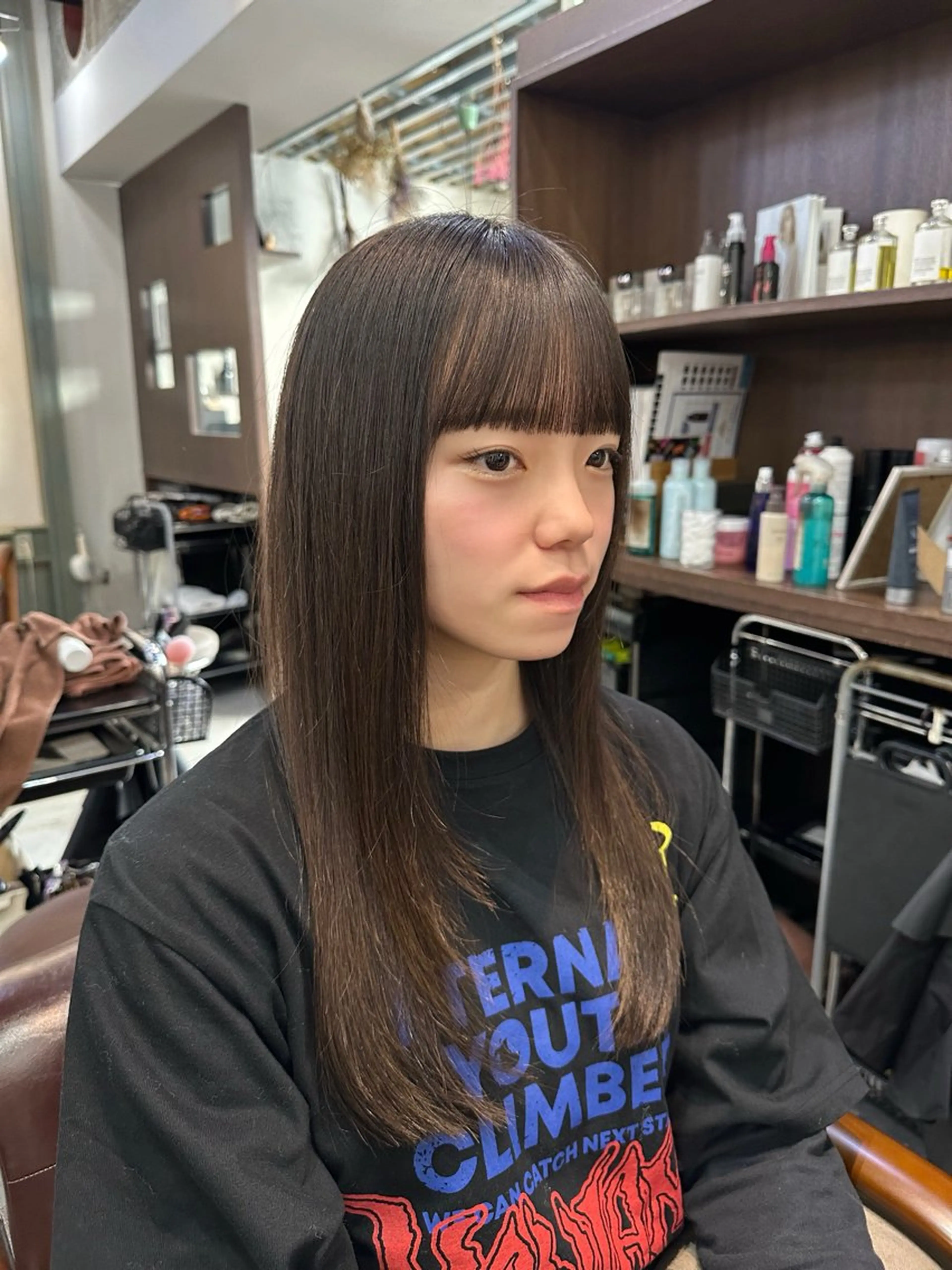 ロング レイヤーカット no aのヘアスタイル