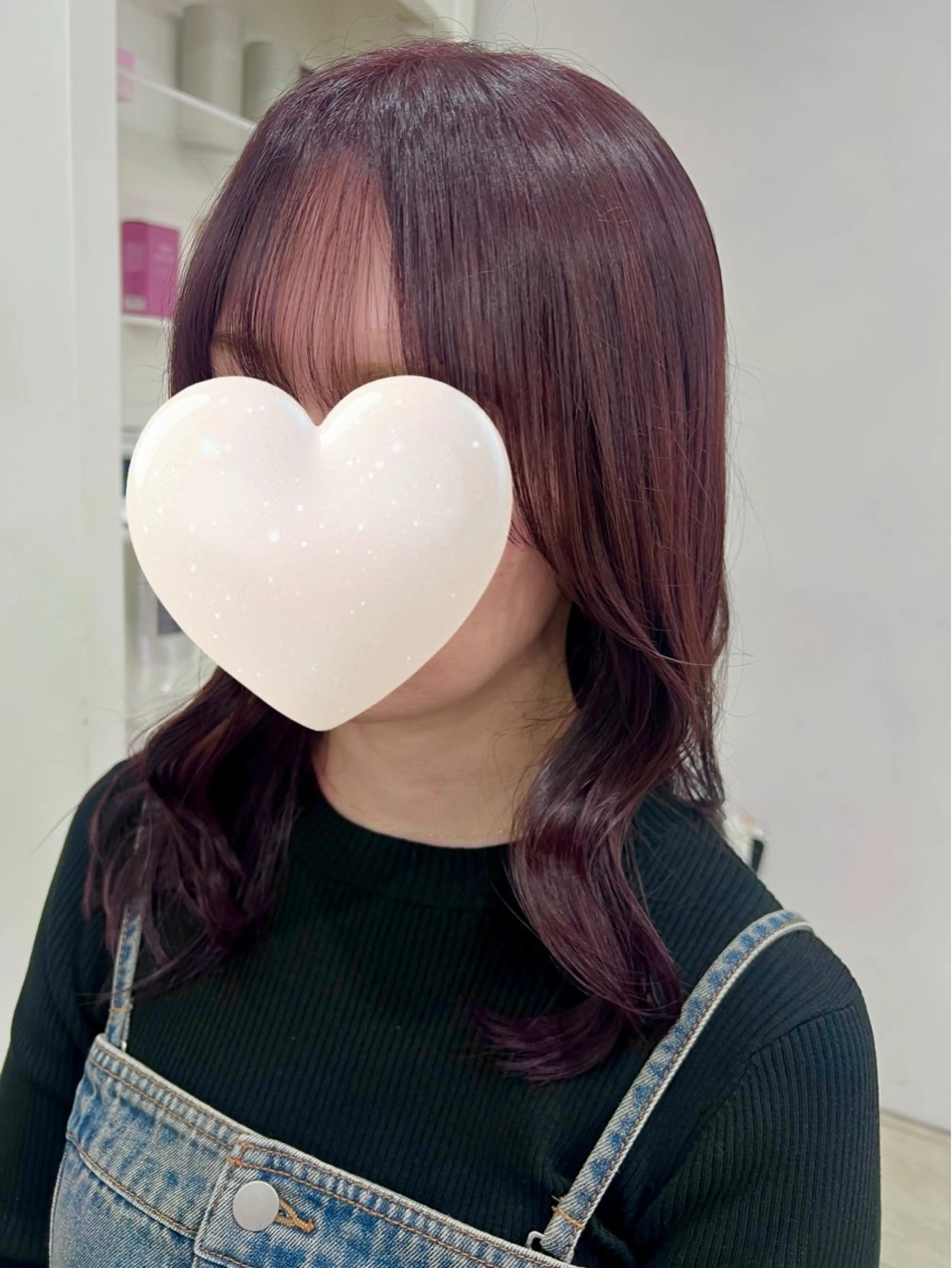 ミディアム カラー ラベンダーカラー ピンクカラー ピンクラベンダー 🫧うる艶ヘアー🫧 Yukaのヘアスタイル