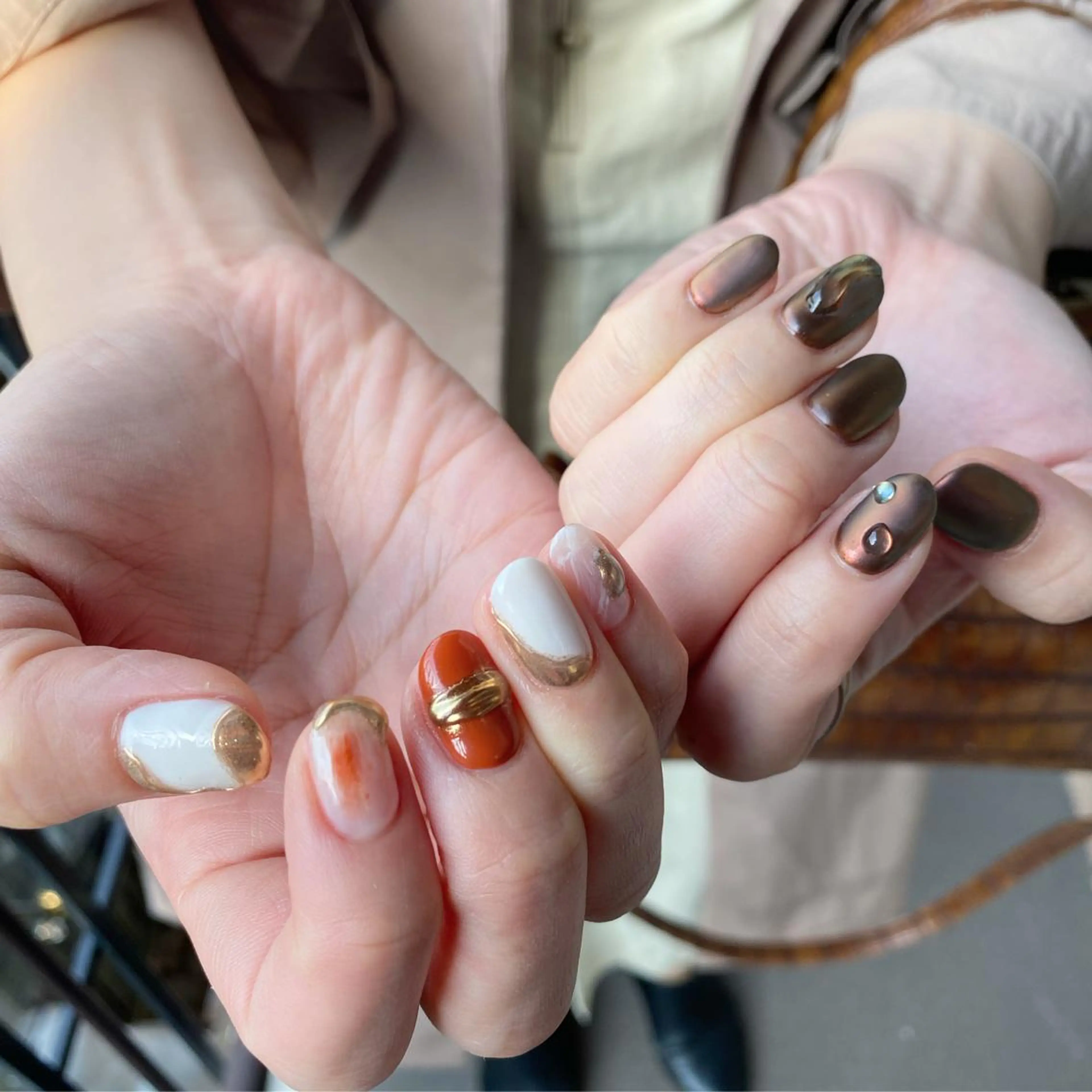 ネイル アートネイル 氷ネイル・うるうるネイル 韓国ネイル マグネットネイル マットネイル To Me Nail所属・🩵 mei🩵のネイルデザイン