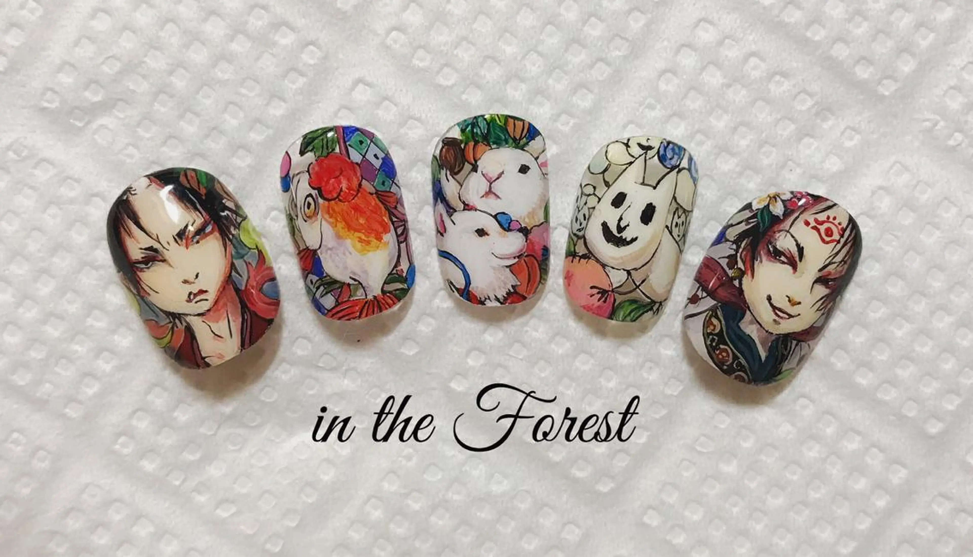 ネイル ネイルチップ in the Forest所属・コガ アオイのネイルデザイン