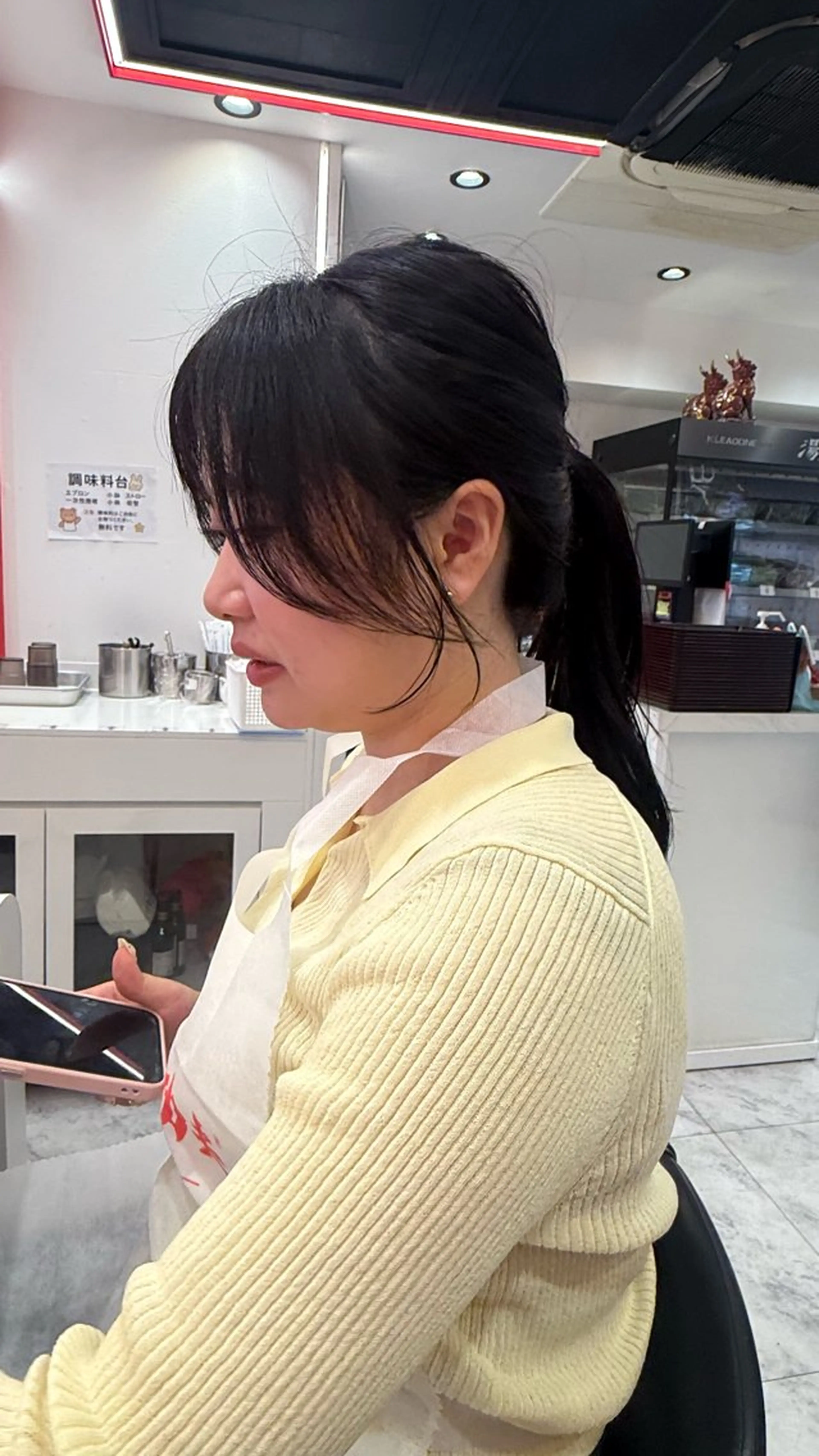 ミディアム 白髪ぼかし 👒堀江・ヨンスクのヘアスタイル