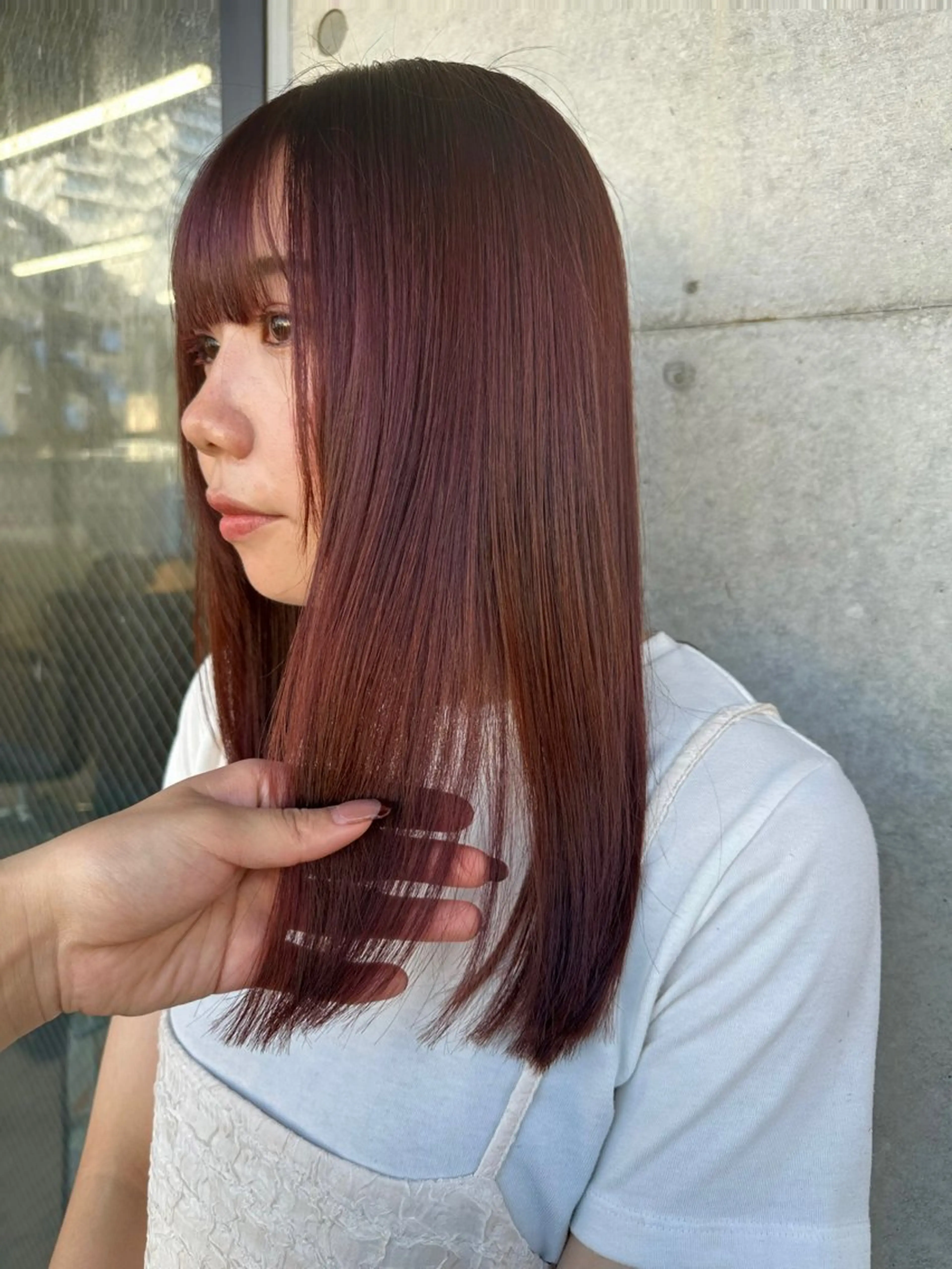 12月ミニモ限定🎄【最高級Aujuaトリートメント付】ダメージレス艶カラー+カットの写真