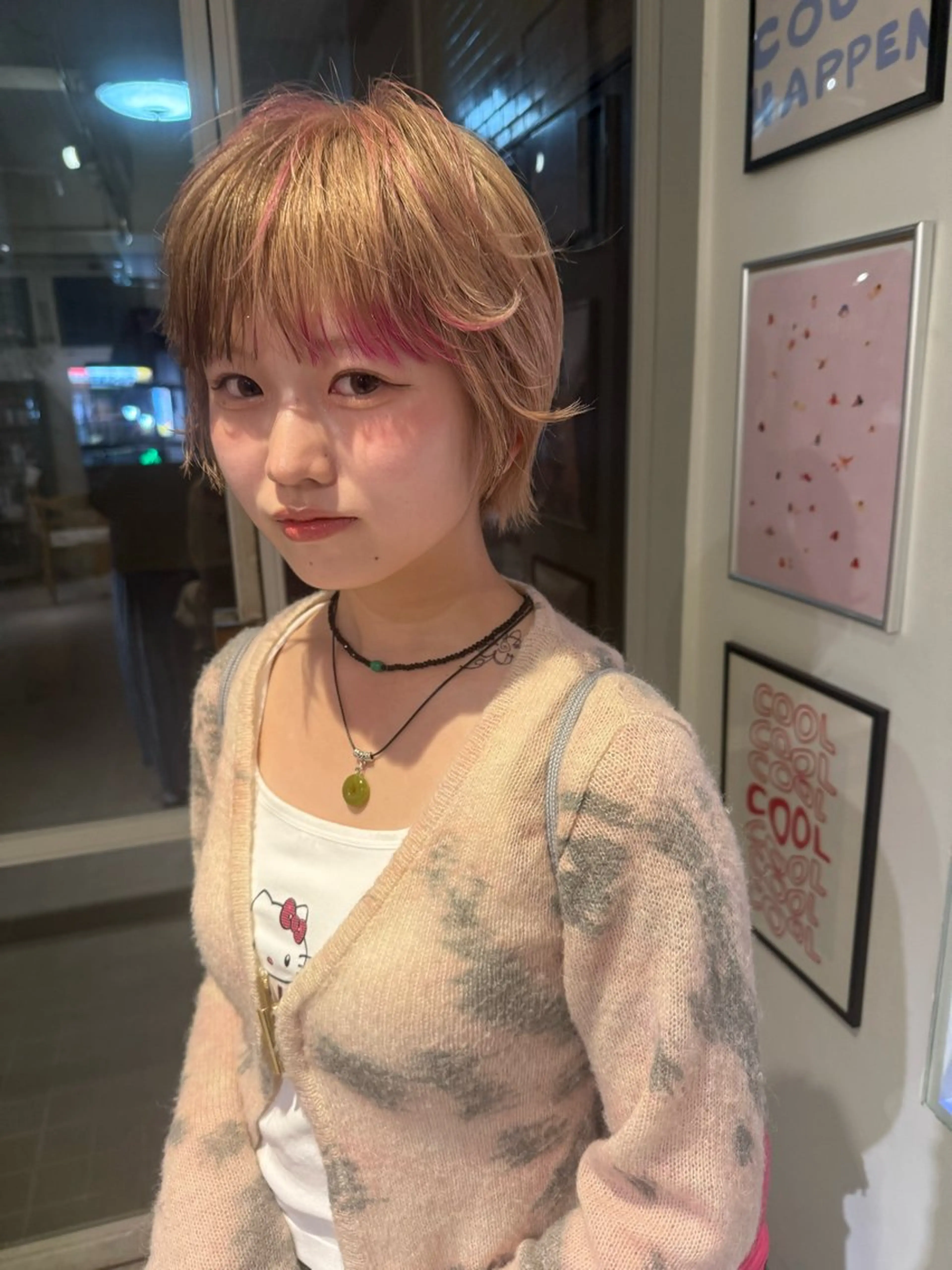 ショート カラー 南部 綾音のヘアスタイル